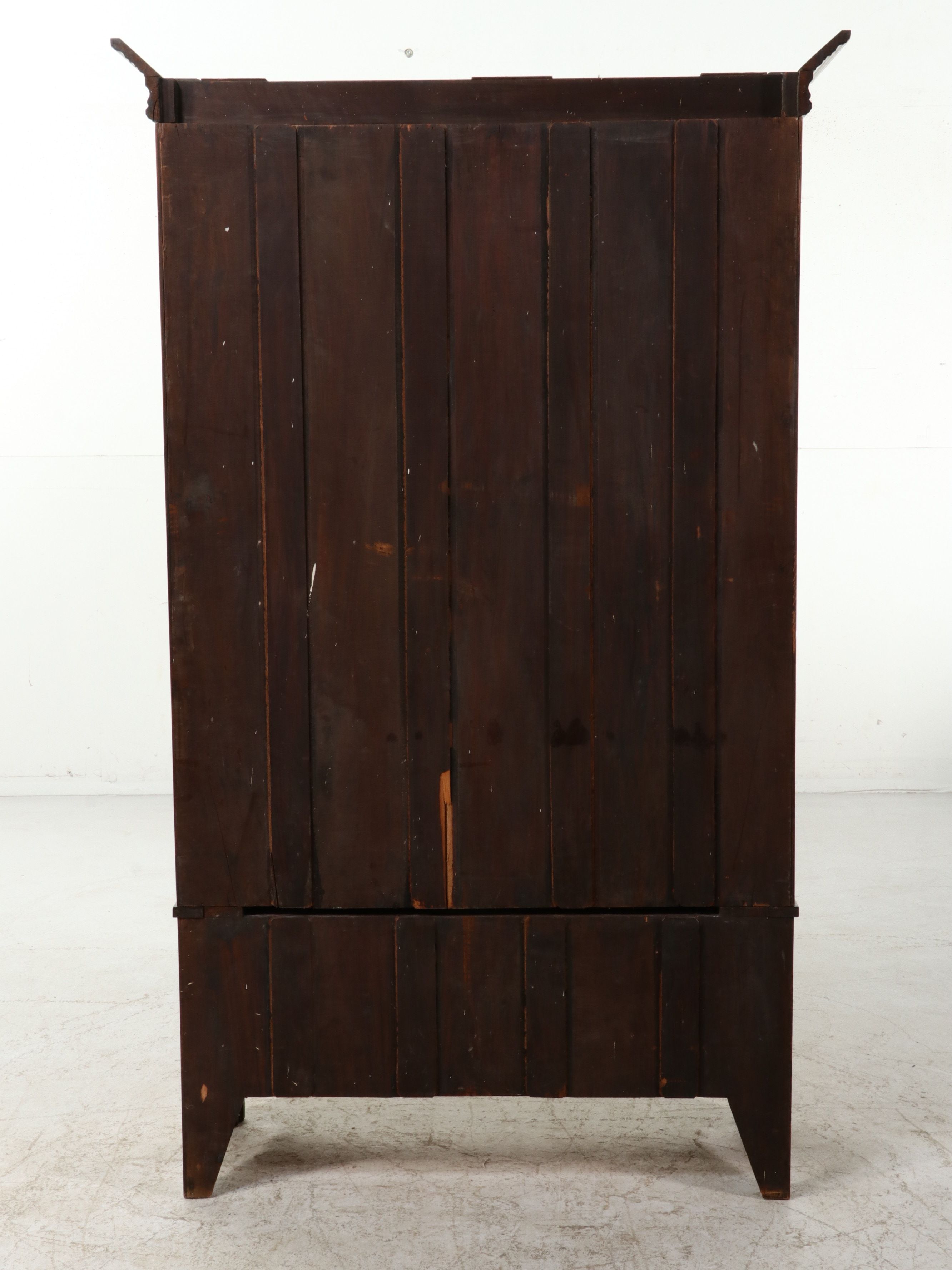 Late Victorian Knockdown Walnut Armoire