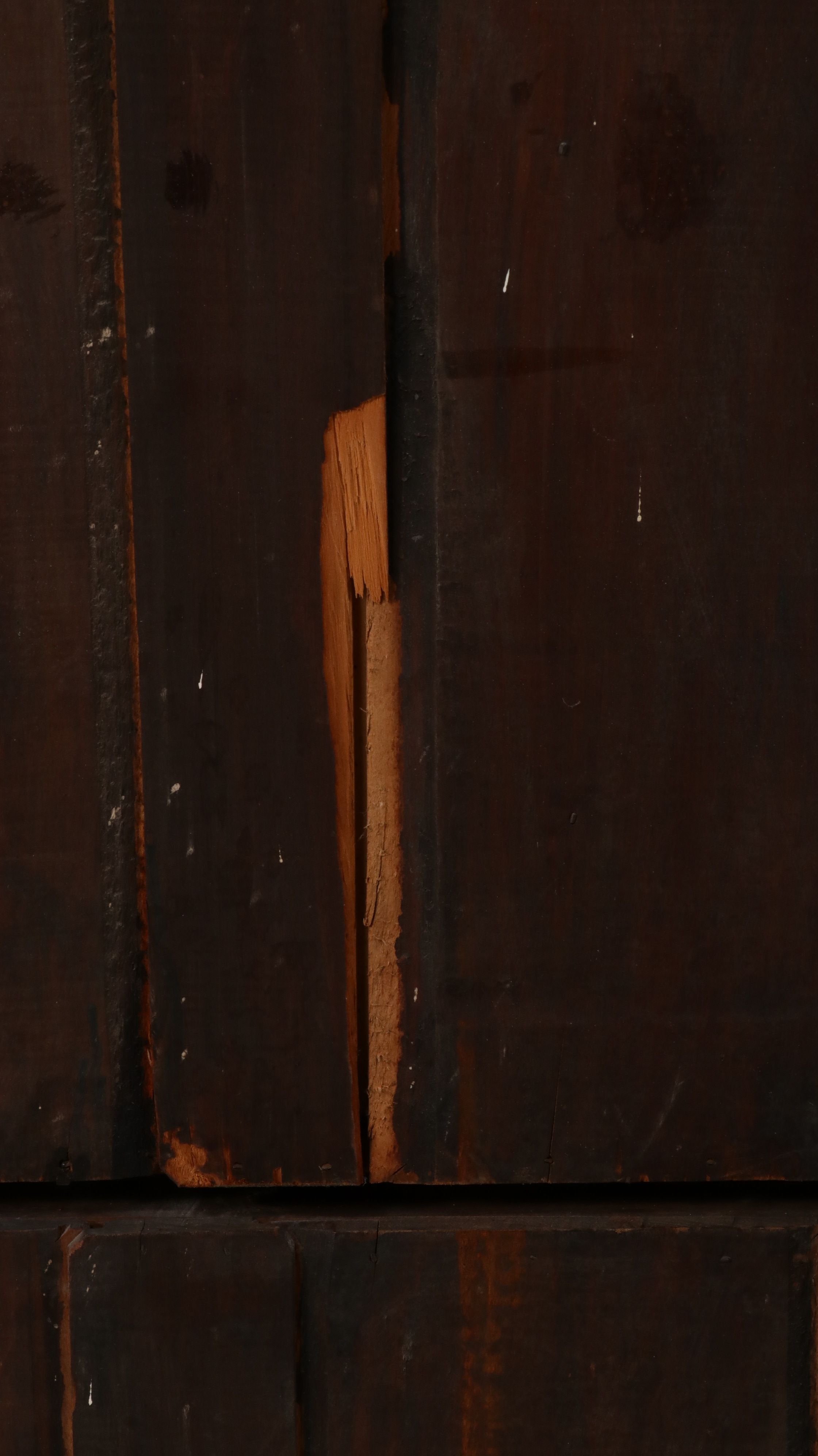 Late Victorian Knockdown Walnut Armoire