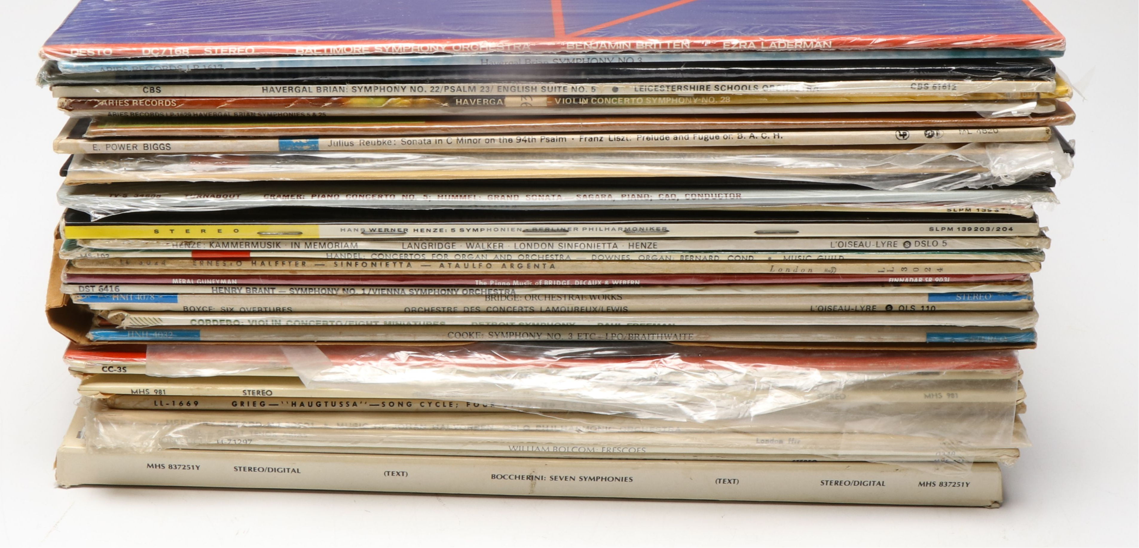 Handel, Henze, Havergal Brian and Other Classical Vinyl Records