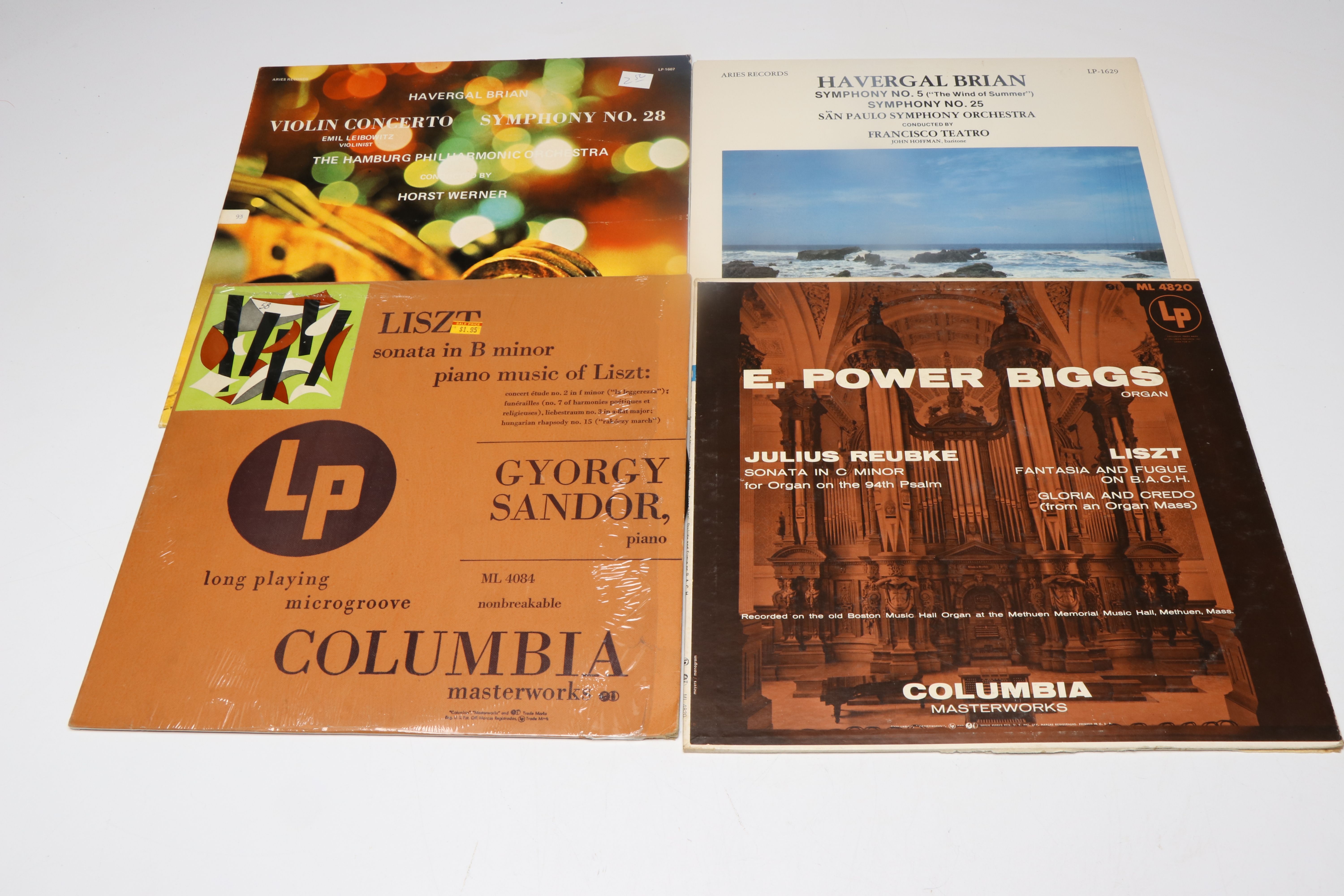 Handel, Henze, Havergal Brian and Other Classical Vinyl Records