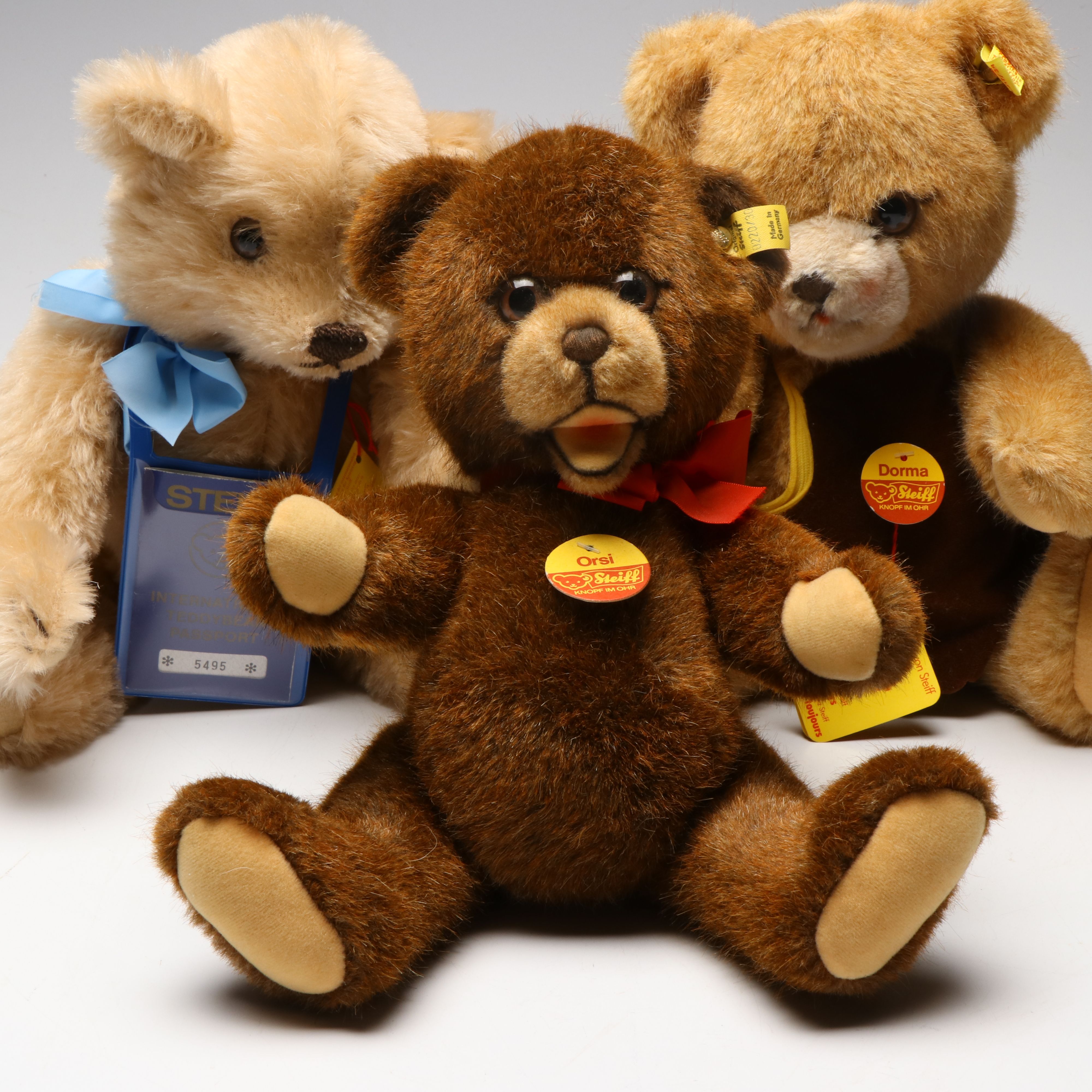 Steiff  "International Teddy Bear Passport" and More Teddy Bears