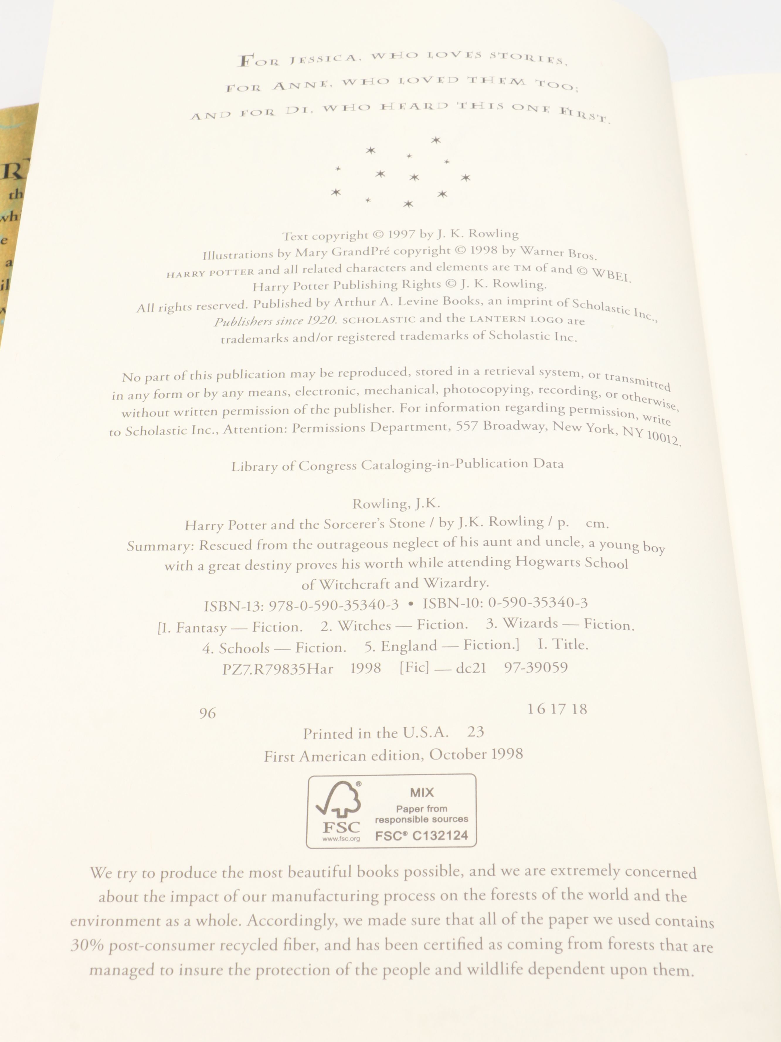 J. K. Rowling Signed "Harry Potter and the Prisoner of Azkaban" Book and More