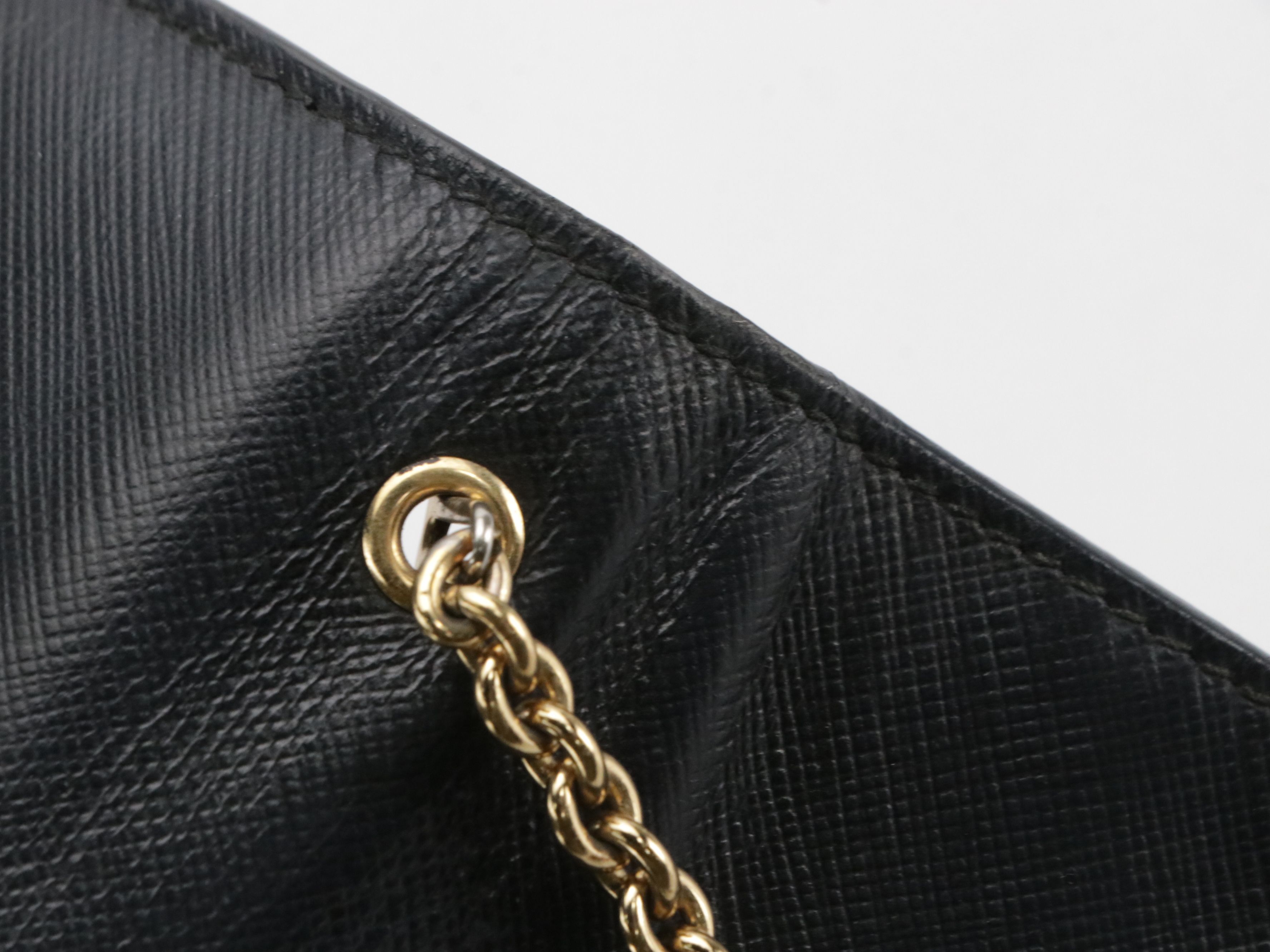 Salvatore Ferragamo Miss Vara Bow Crossbody Bag in Black Saffiano Lux Leather
