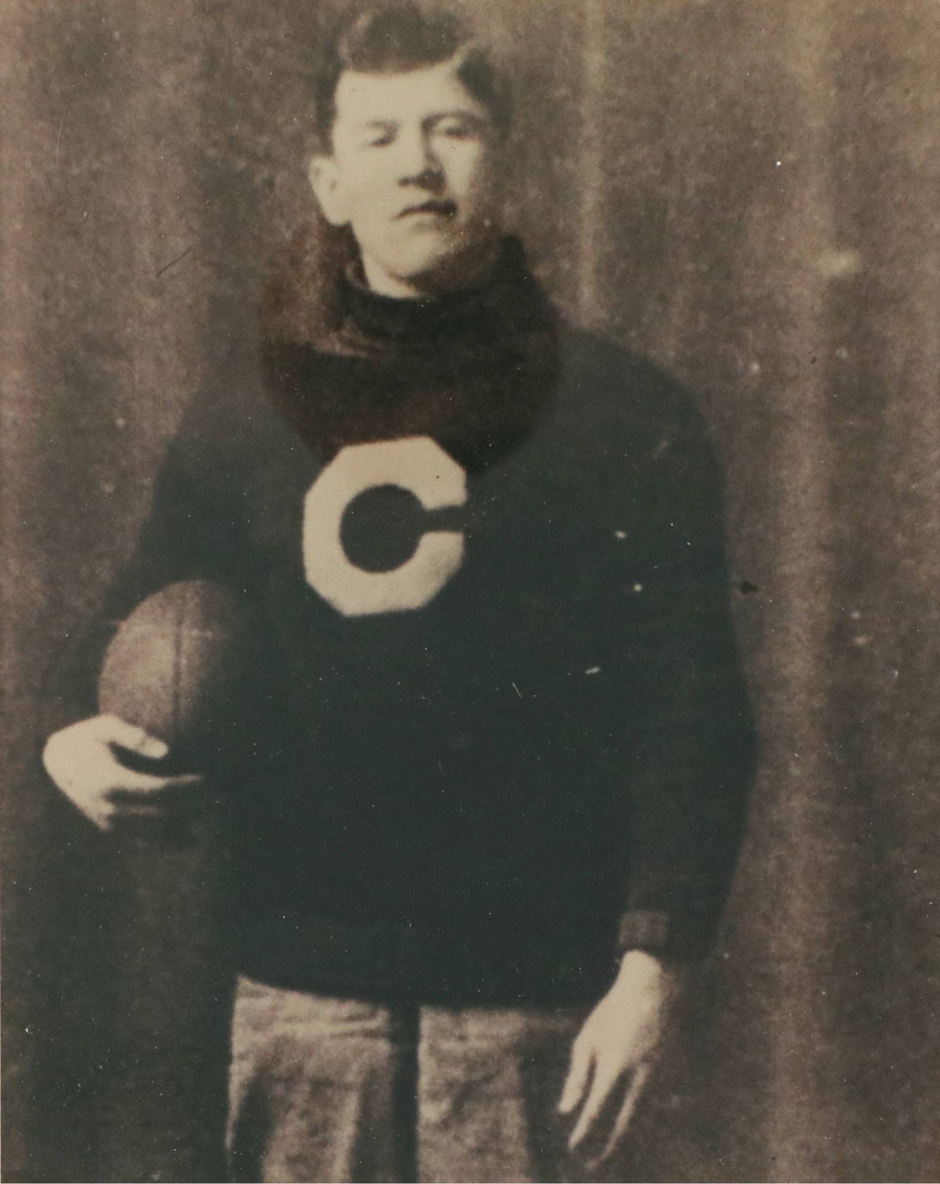 Digital Print of Jim Thorpe in Canton Bulldogs Shirt, 21st Century