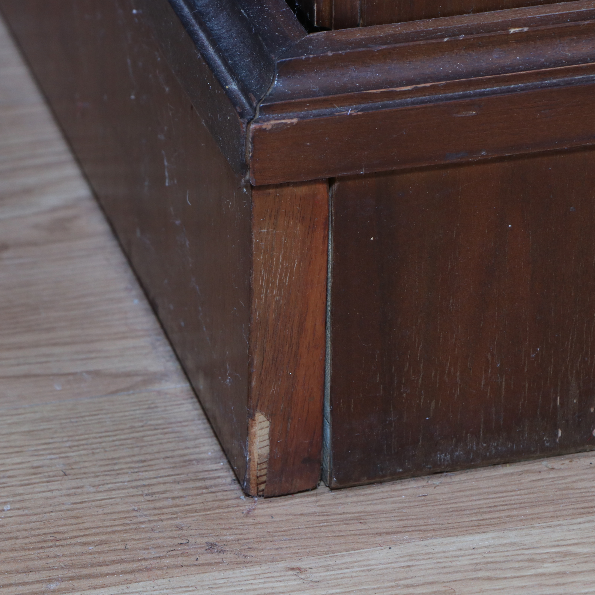 Large Traditional Walnut Library Wall Unit, Late 20th Century