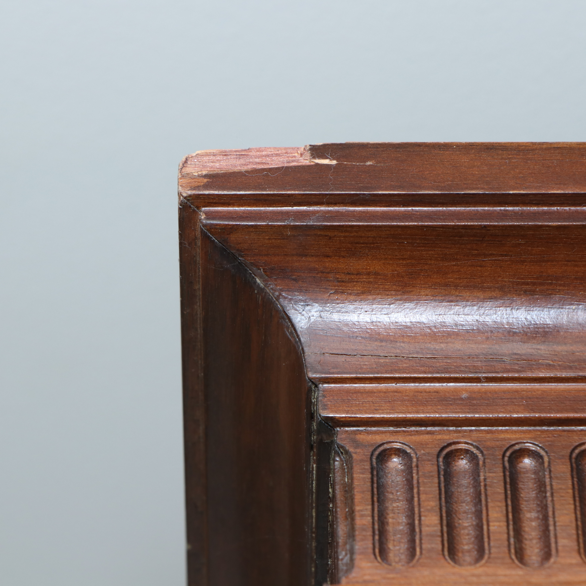 Large Traditional Walnut Library Wall Unit, Late 20th Century