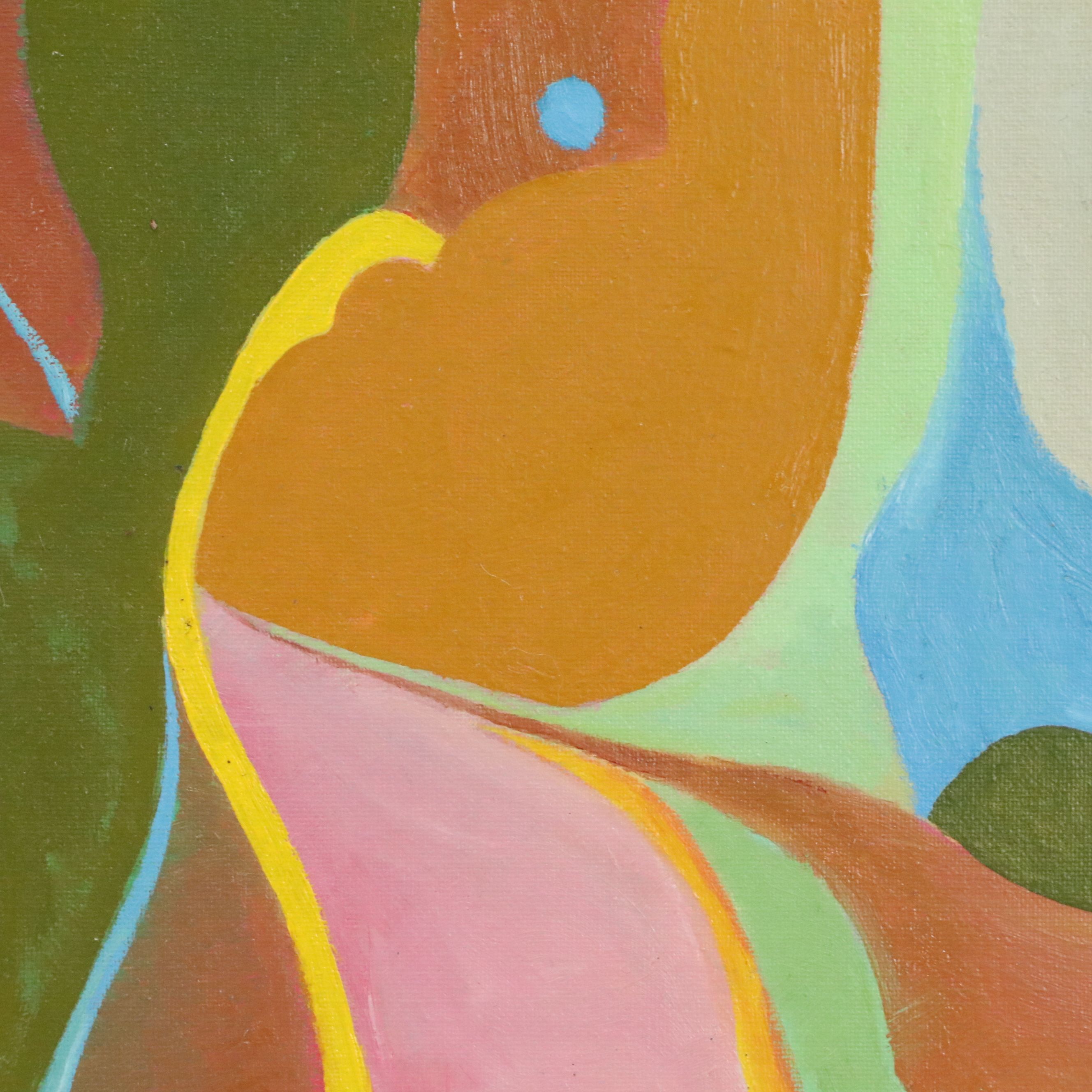 Steven David Brandlein Abstract Oil Painting, 21st Century