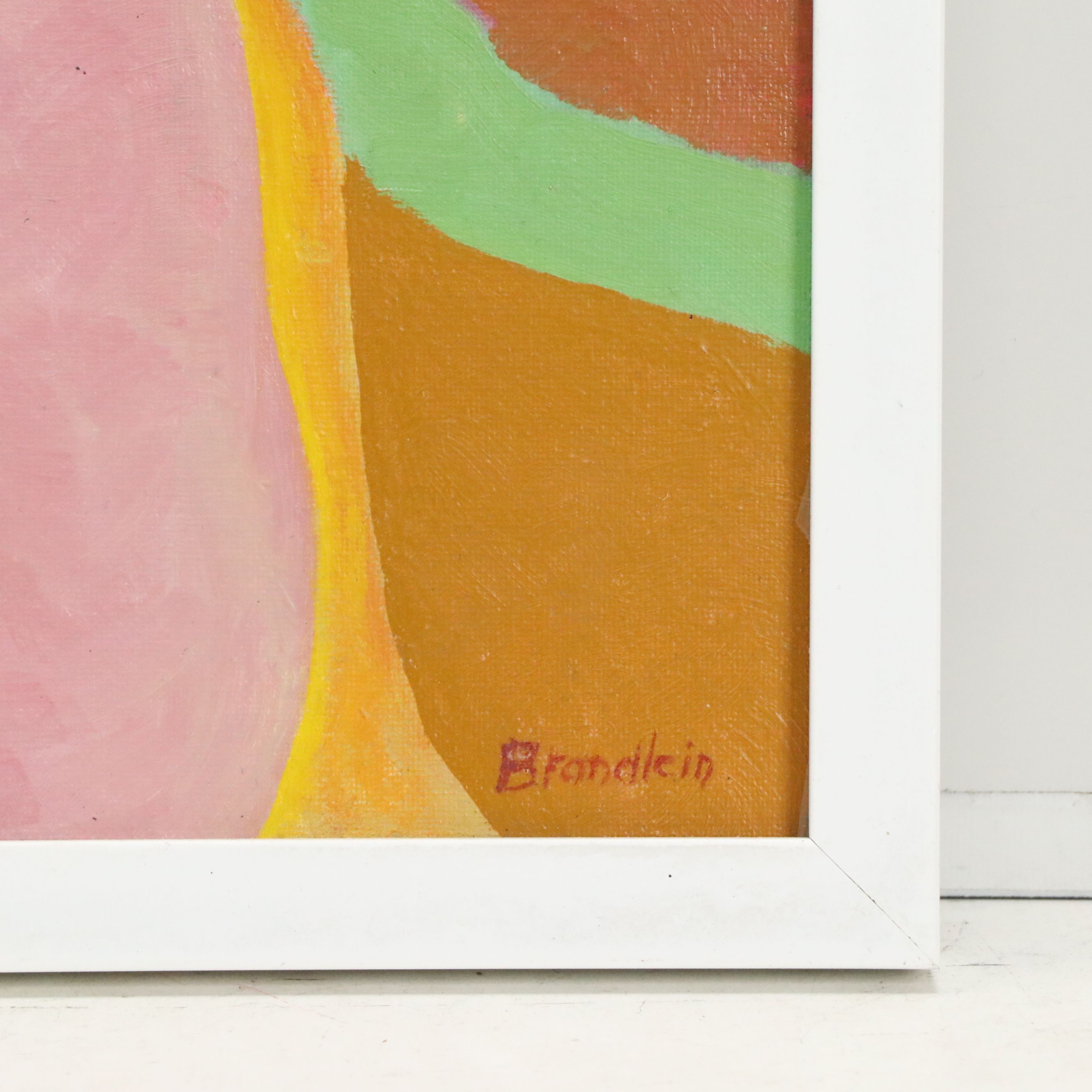Steven David Brandlein Abstract Oil Painting, 21st Century
