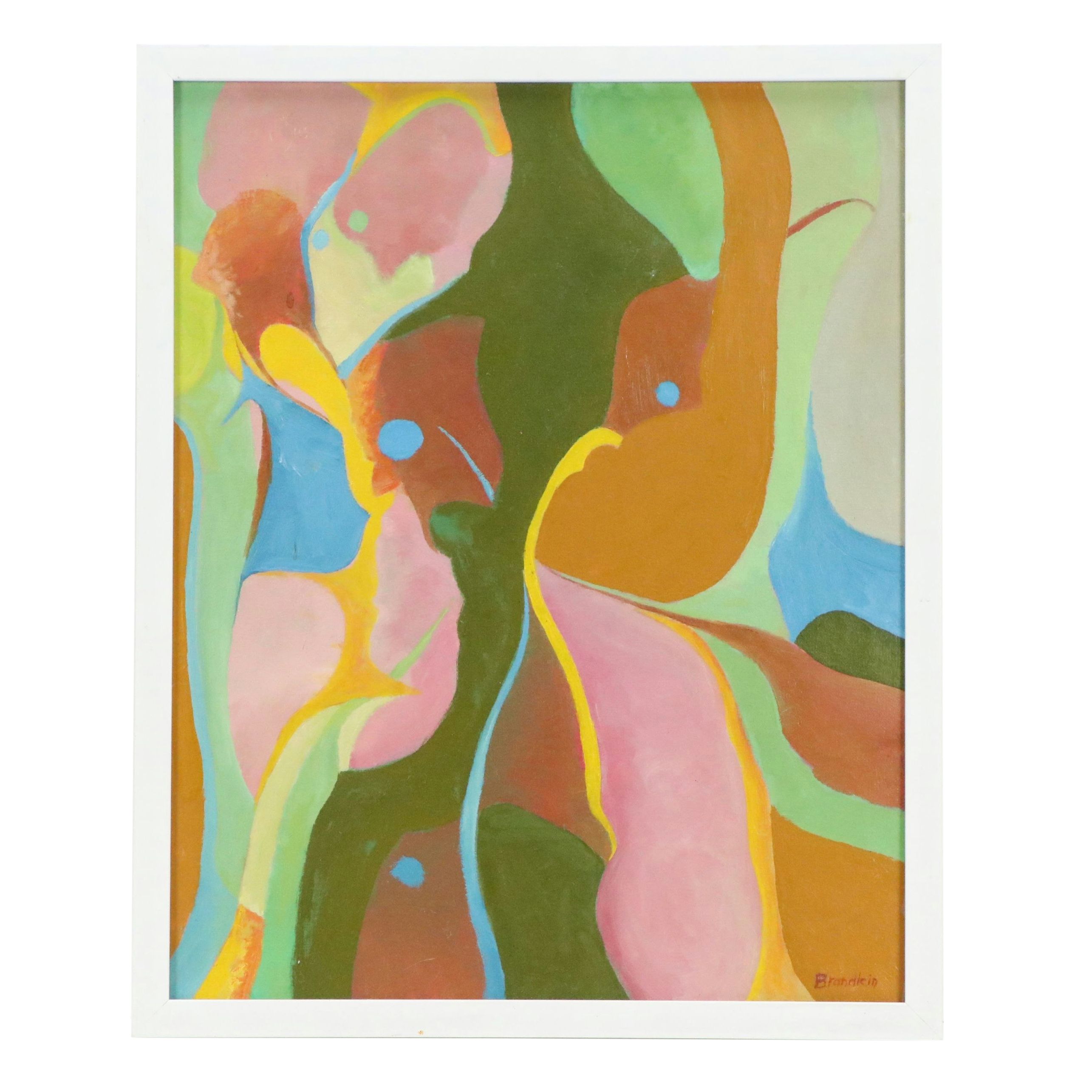 Steven David Brandlein Abstract Oil Painting, 21st Century