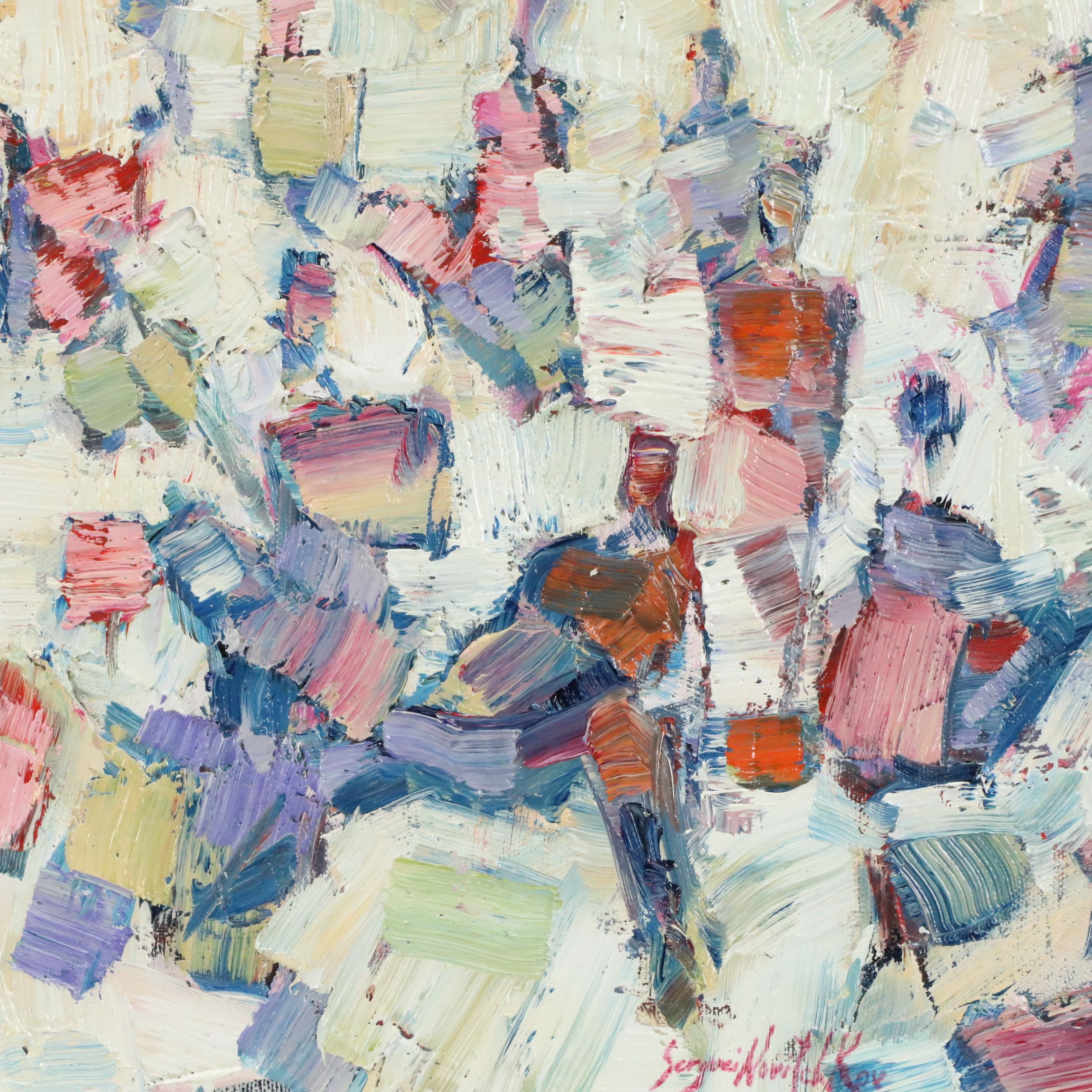 Serguei Novitchkov Oil Painting "Ocean Pigment," 2026