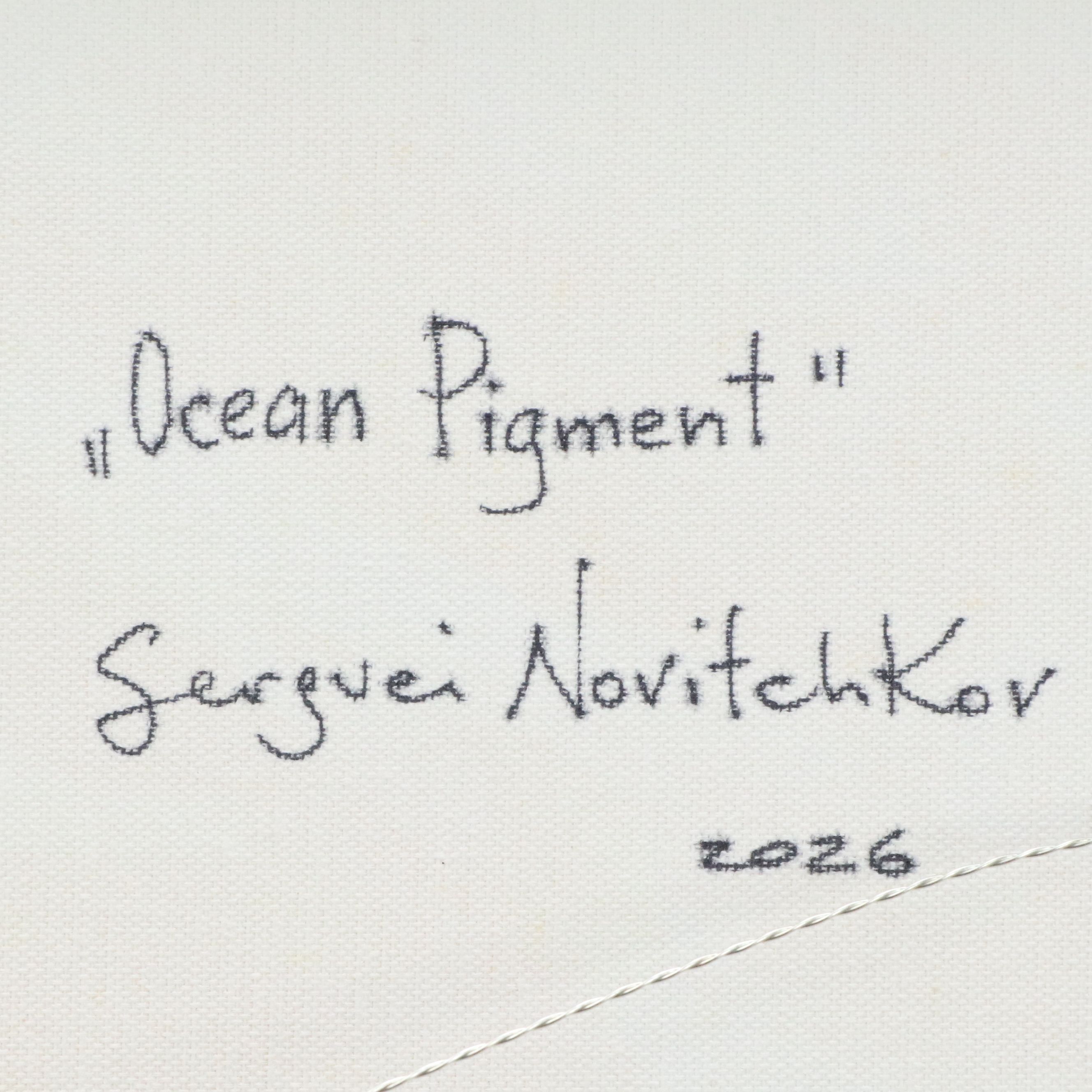 Serguei Novitchkov Oil Painting "Ocean Pigment," 2026