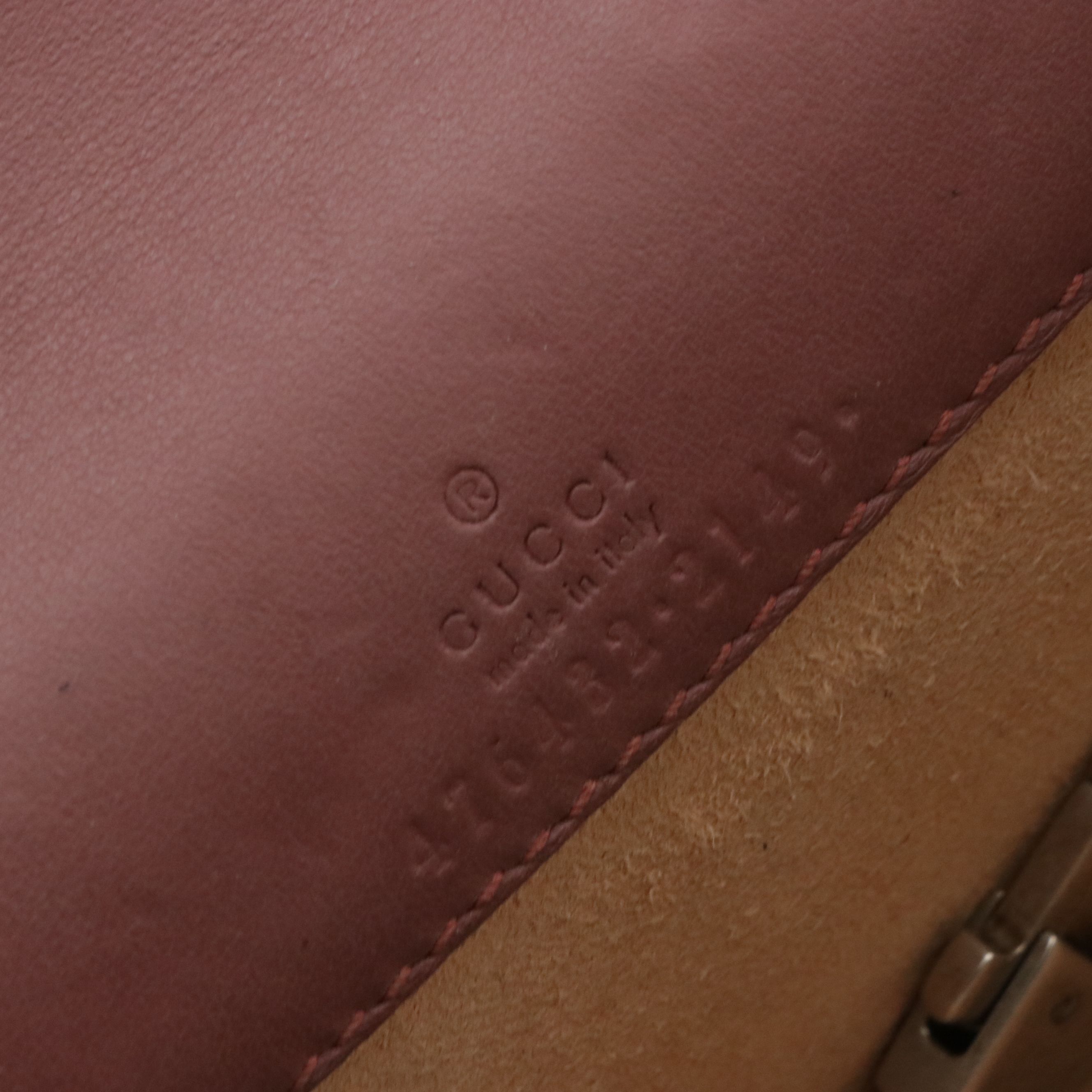 Gucci Dionysus Super Mini Chain Crossbody Bag in GG Supreme Bloom Canvas