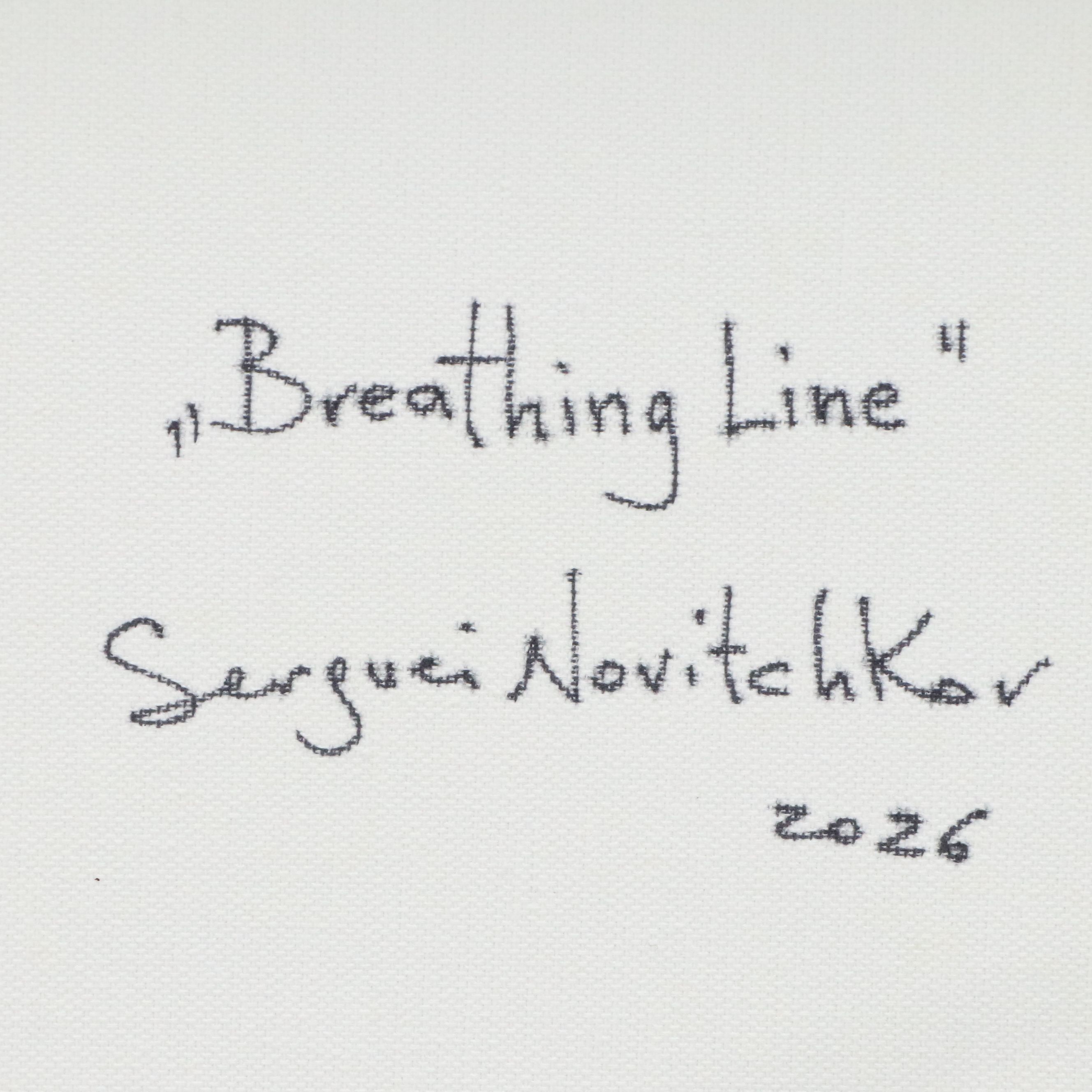 Serguei Novitchkov Oil Painting "Breathing Line," 2026