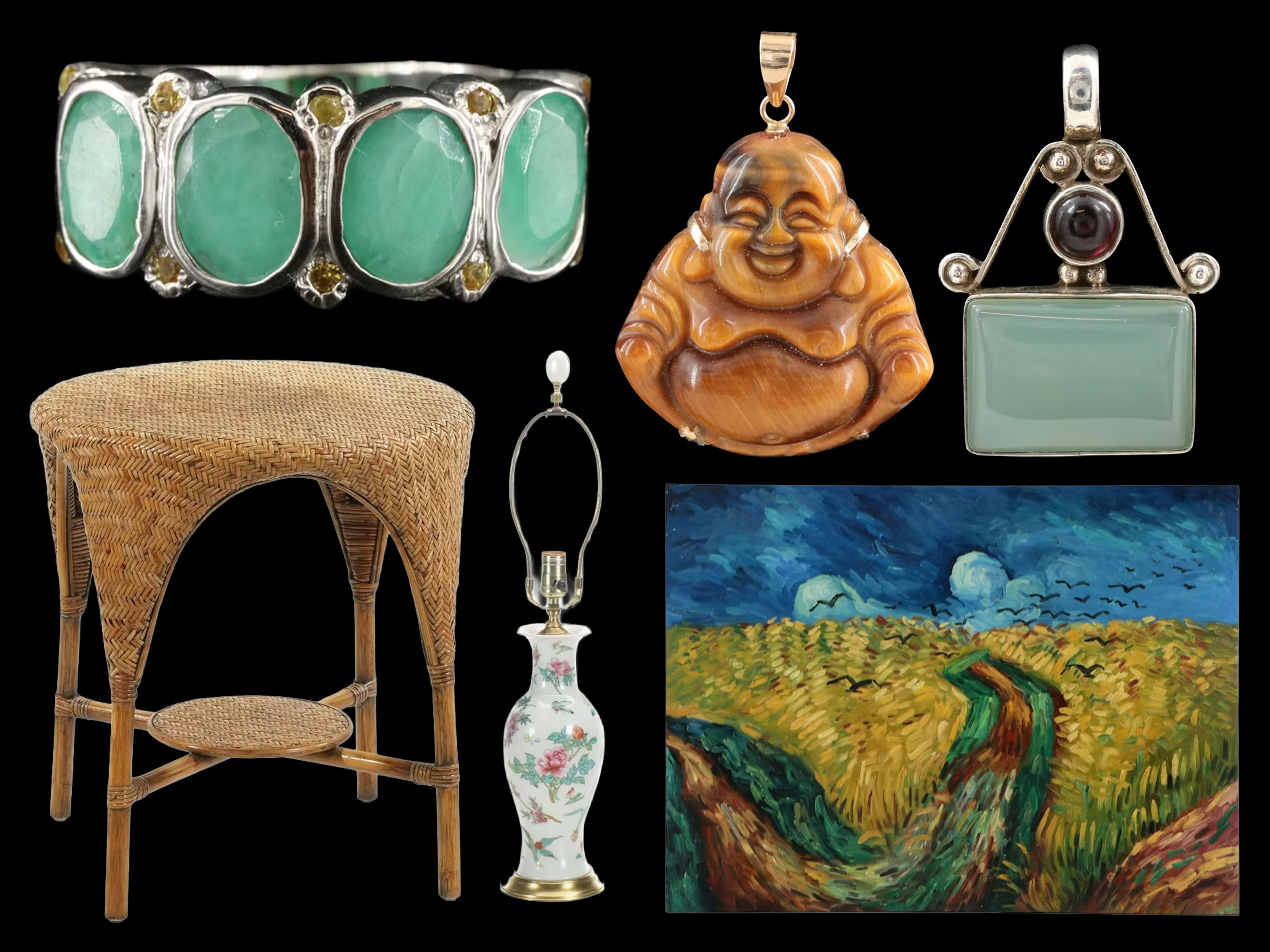 Global Wanderlust: Fine Art, Studio Jewelry & Handwoven Textiles from East to West