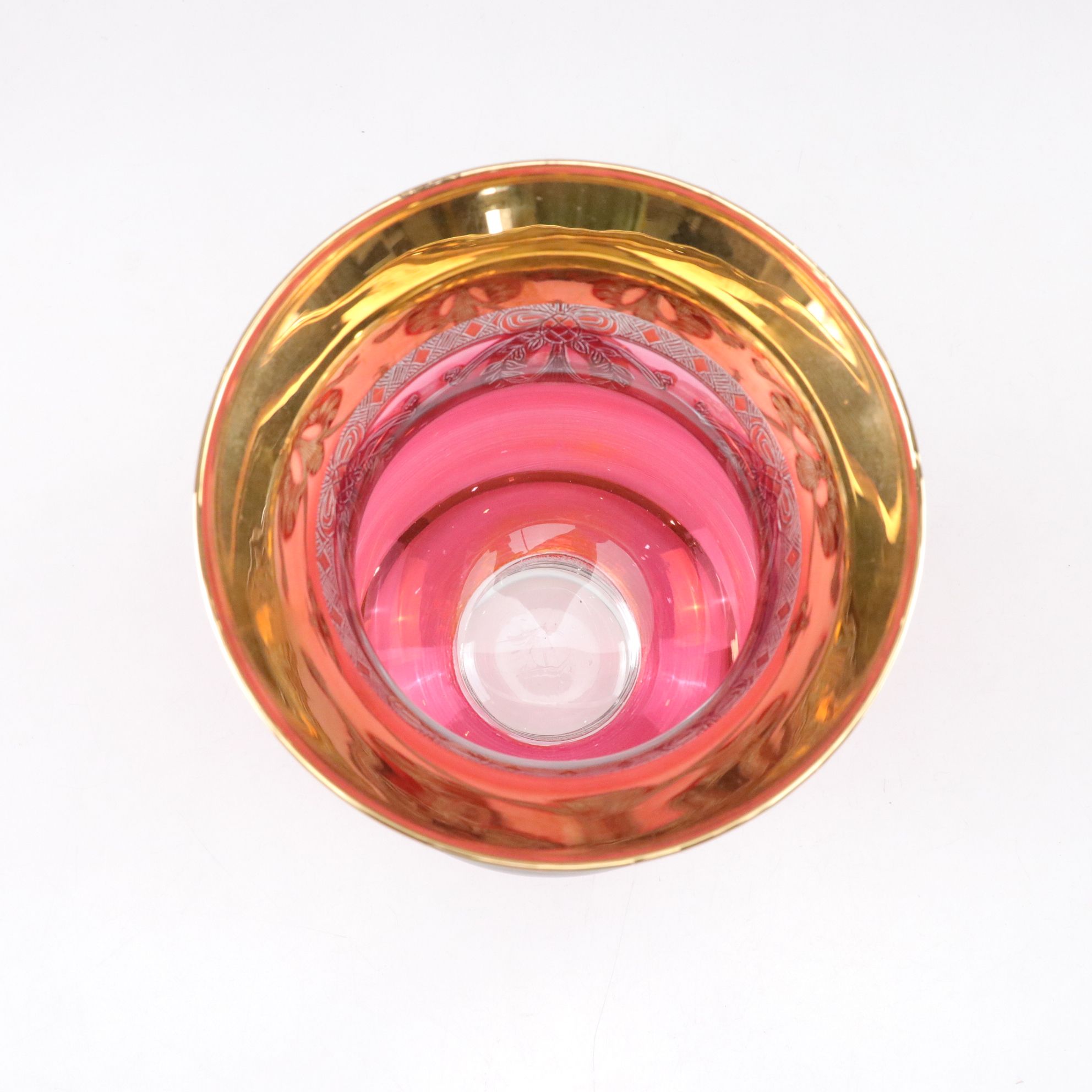 Same Decorazione SC Line Hand-Painted Gold Vase