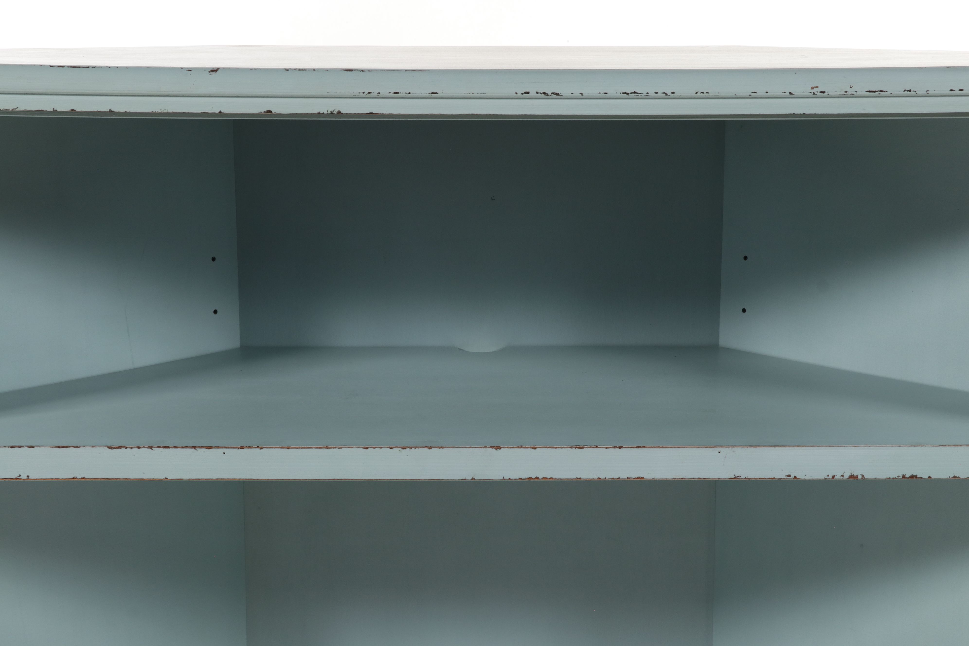 Ballard Designs San Marino Corner Media Cabinet, Early 21st Century