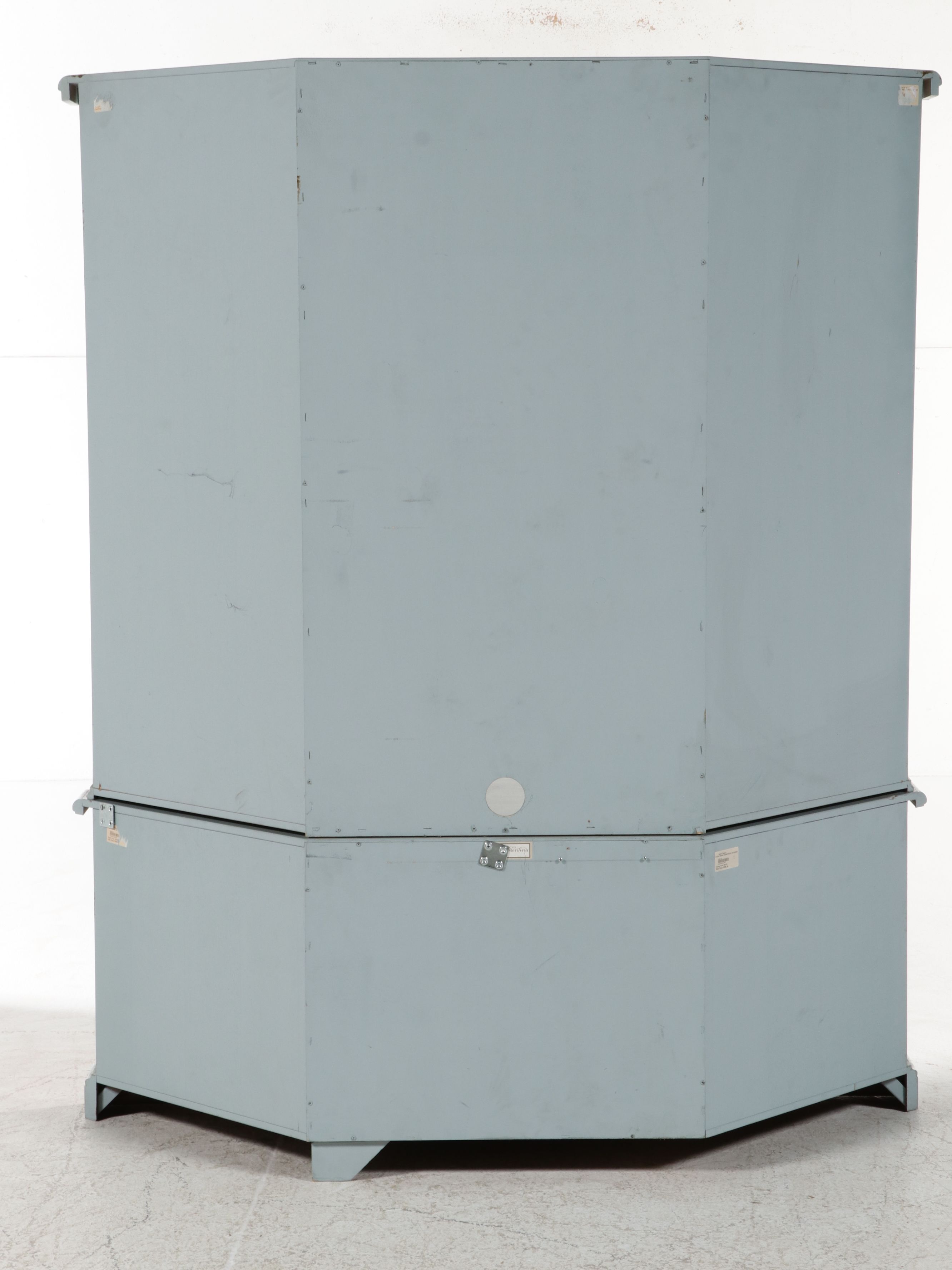 Ballard Designs San Marino Corner Media Cabinet, Early 21st Century