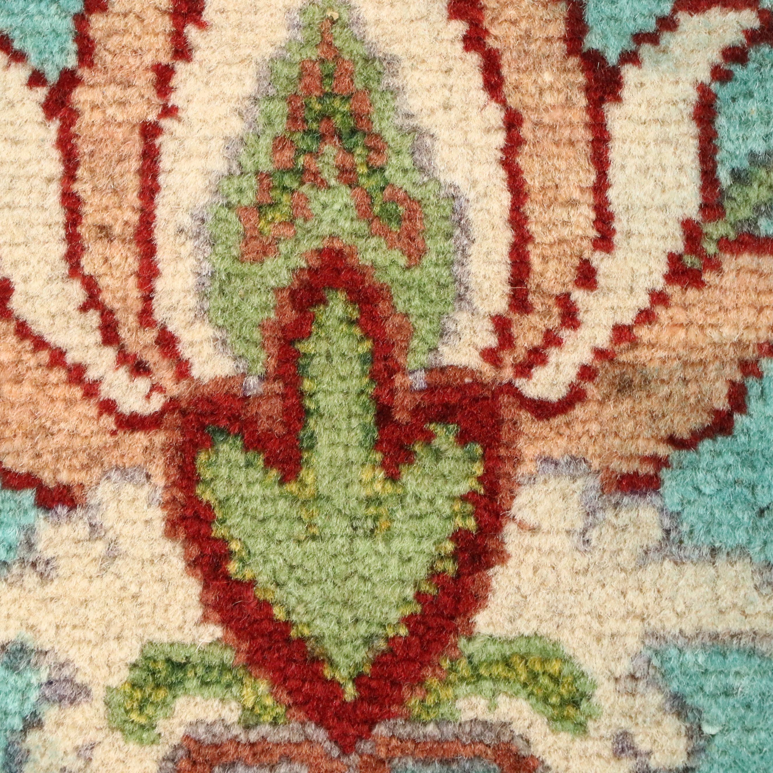 2'11 x 9'7 Hand-Knotted Afghan Kazak Carpet Runner