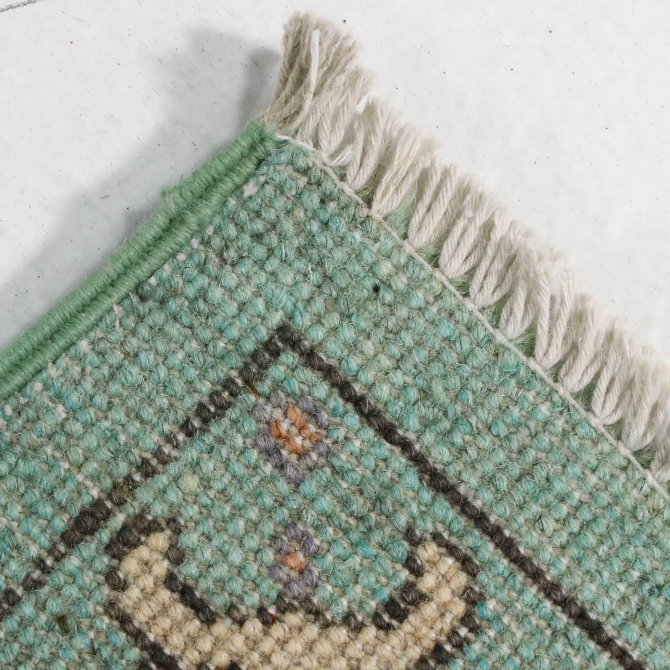 2'11 x 9'7 Hand-Knotted Afghan Kazak Carpet Runner