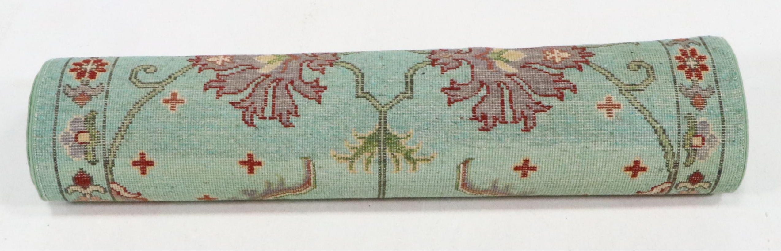 2'11 x 9'7 Hand-Knotted Afghan Kazak Carpet Runner