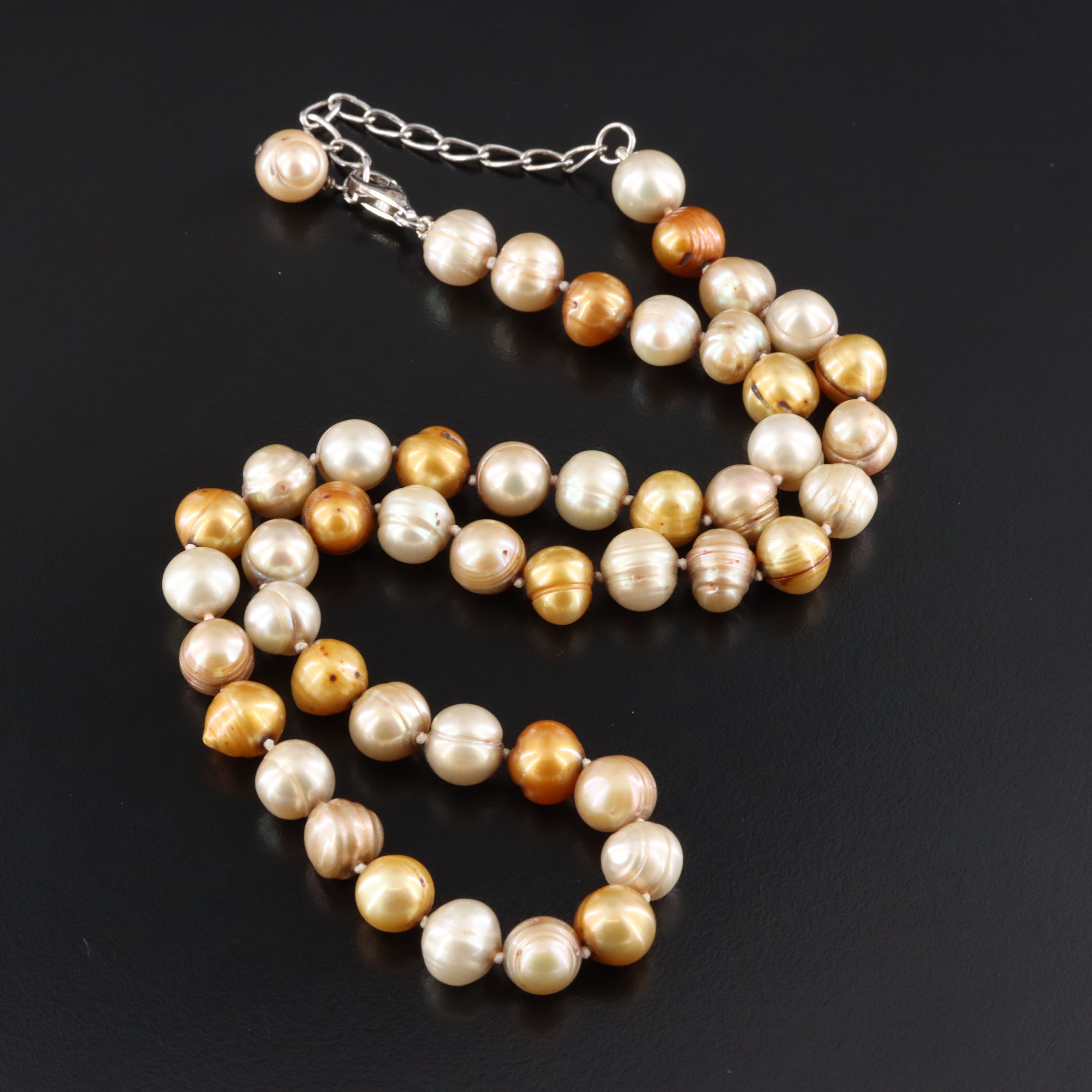 Sterling Pearl Necklace