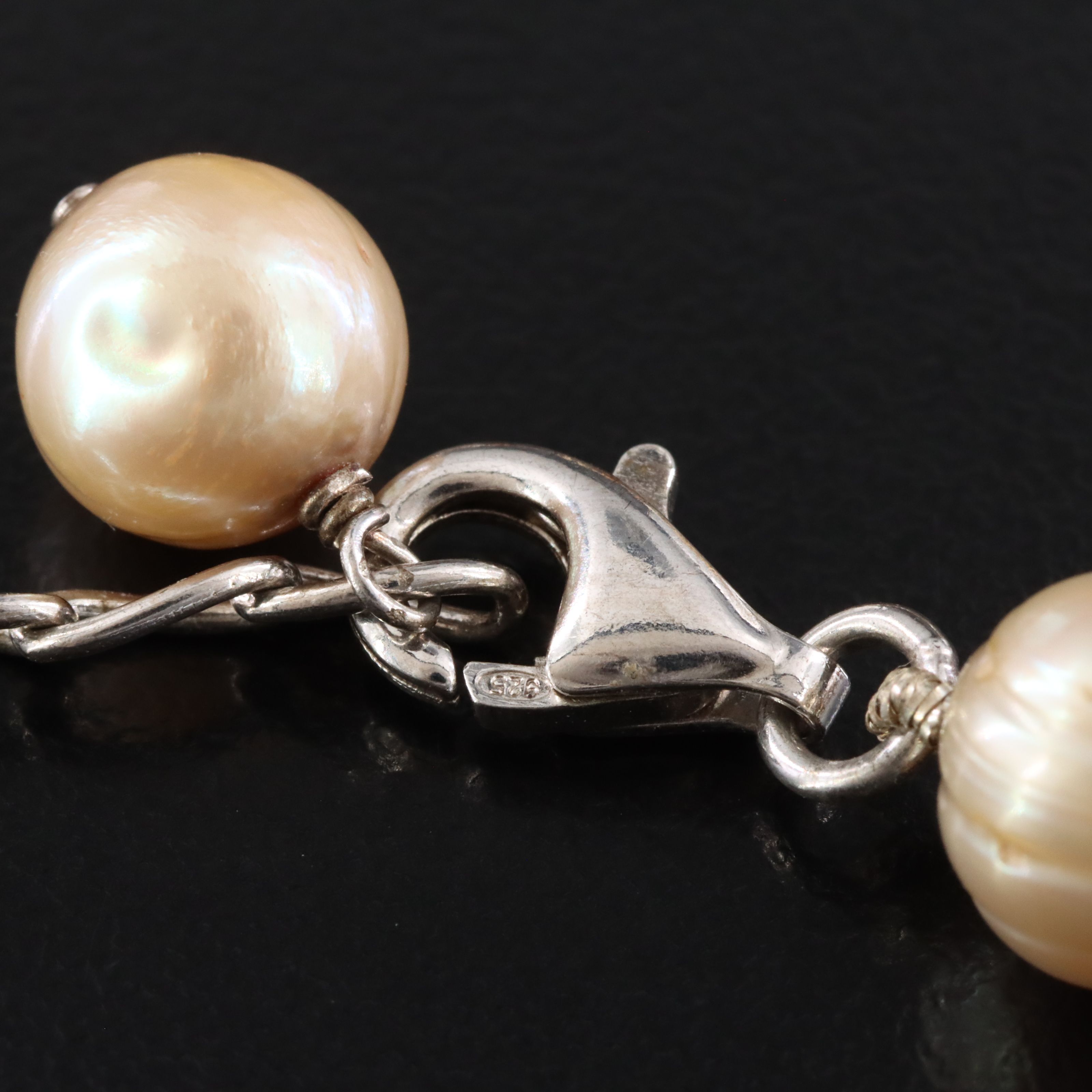 Sterling Pearl Necklace