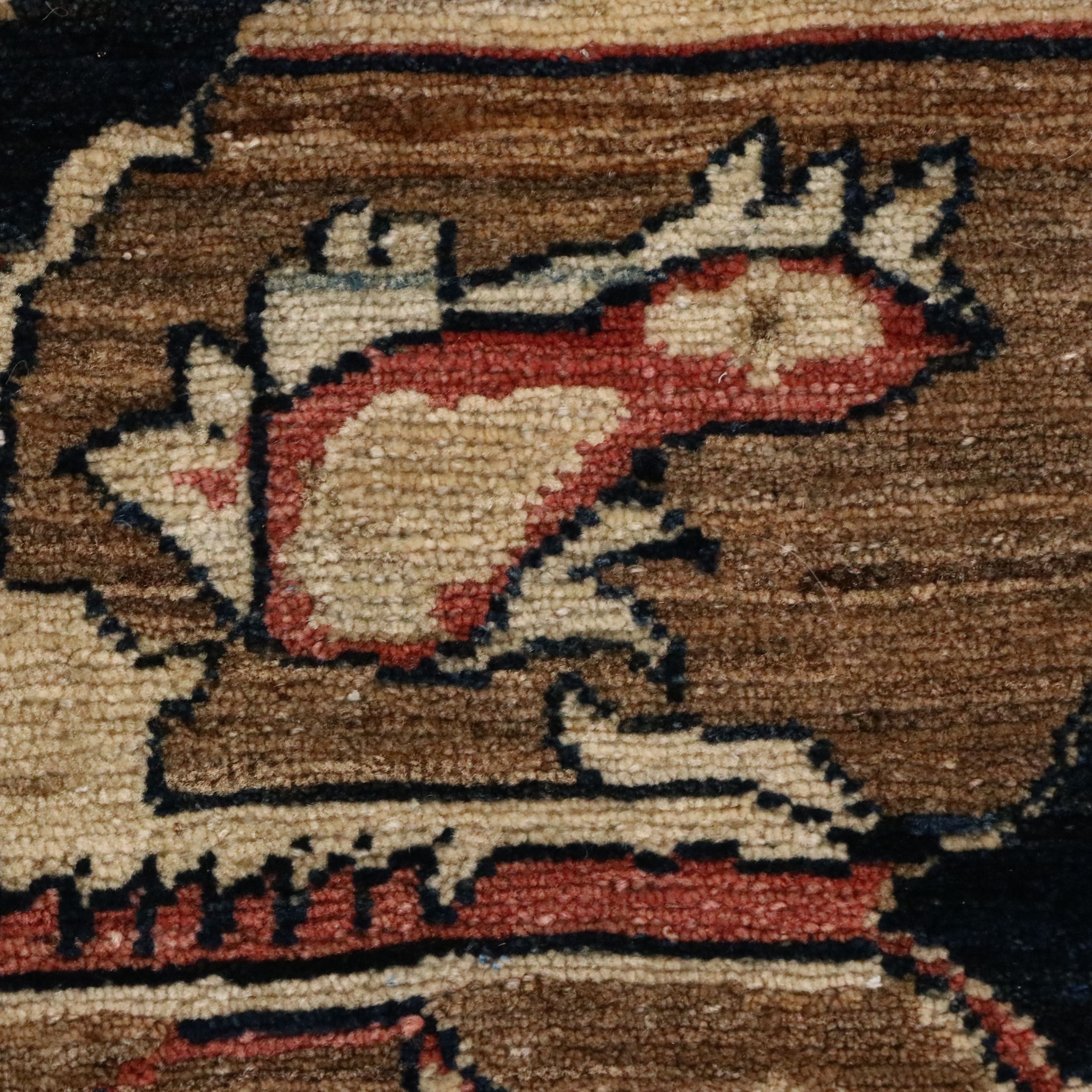 8' x 9'7 Hand-Knotted Persian Heriz Style Area Rug