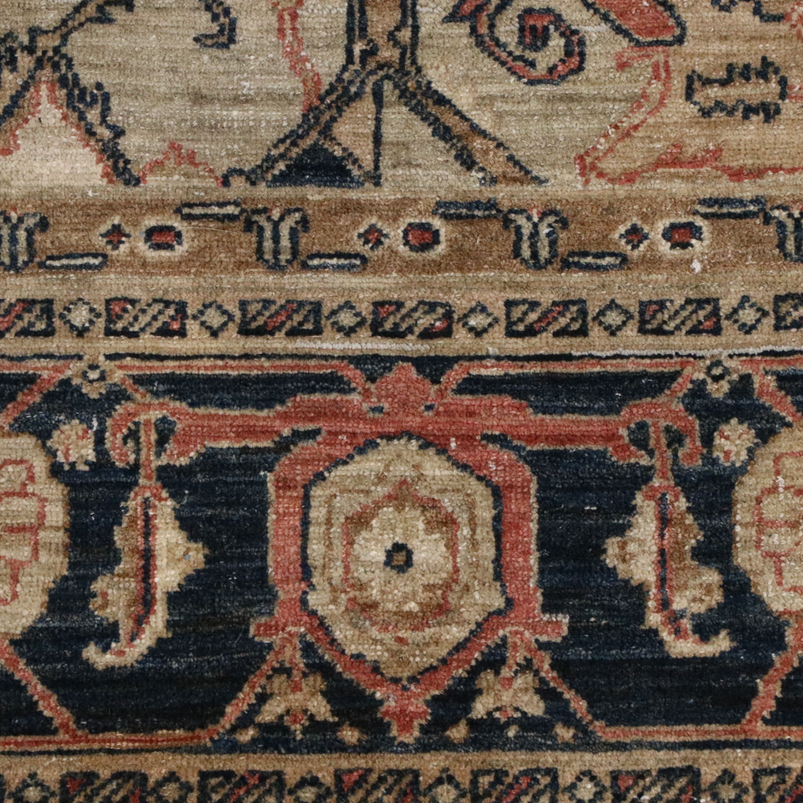 8' x 9'7 Hand-Knotted Persian Heriz Style Area Rug