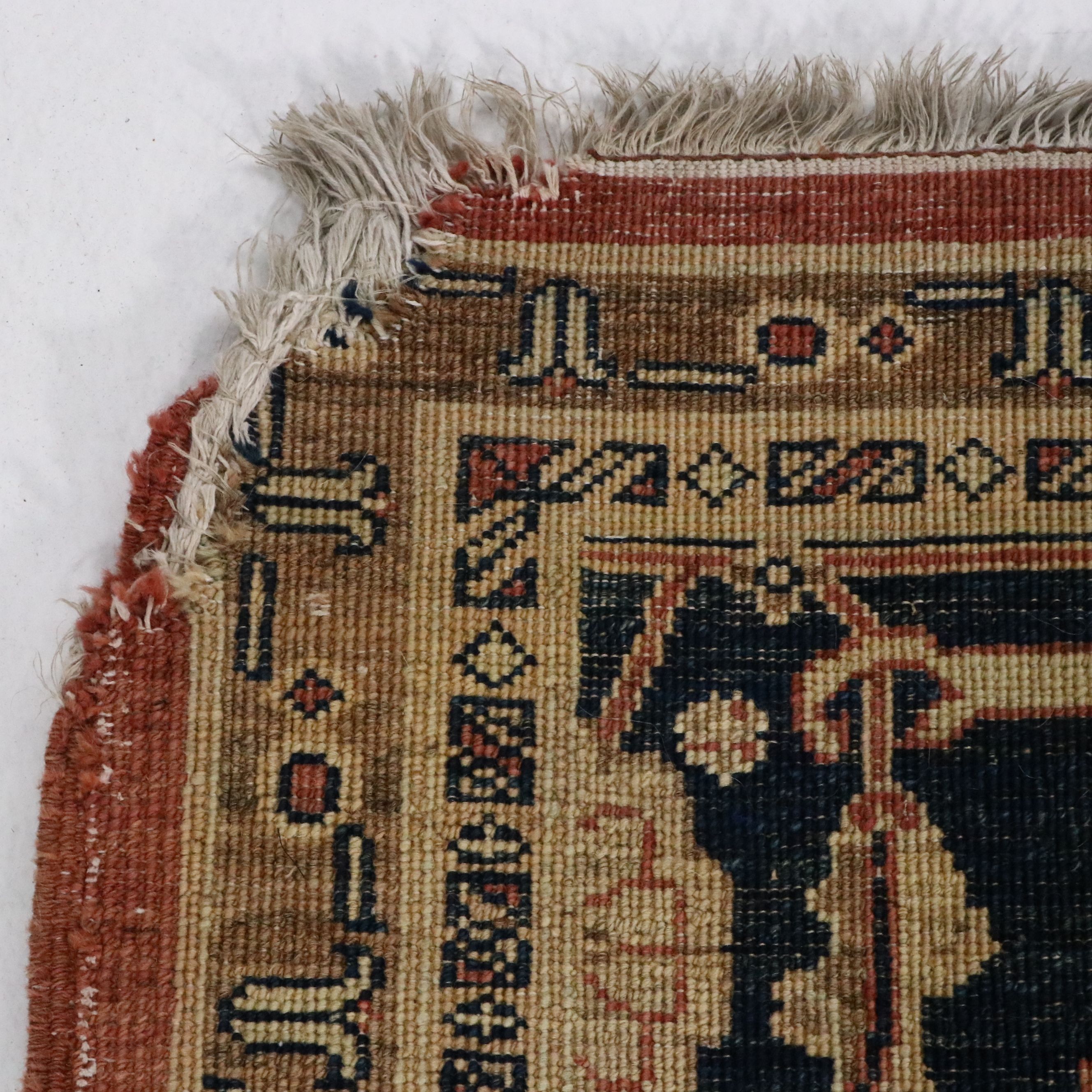 8' x 9'7 Hand-Knotted Persian Heriz Style Area Rug