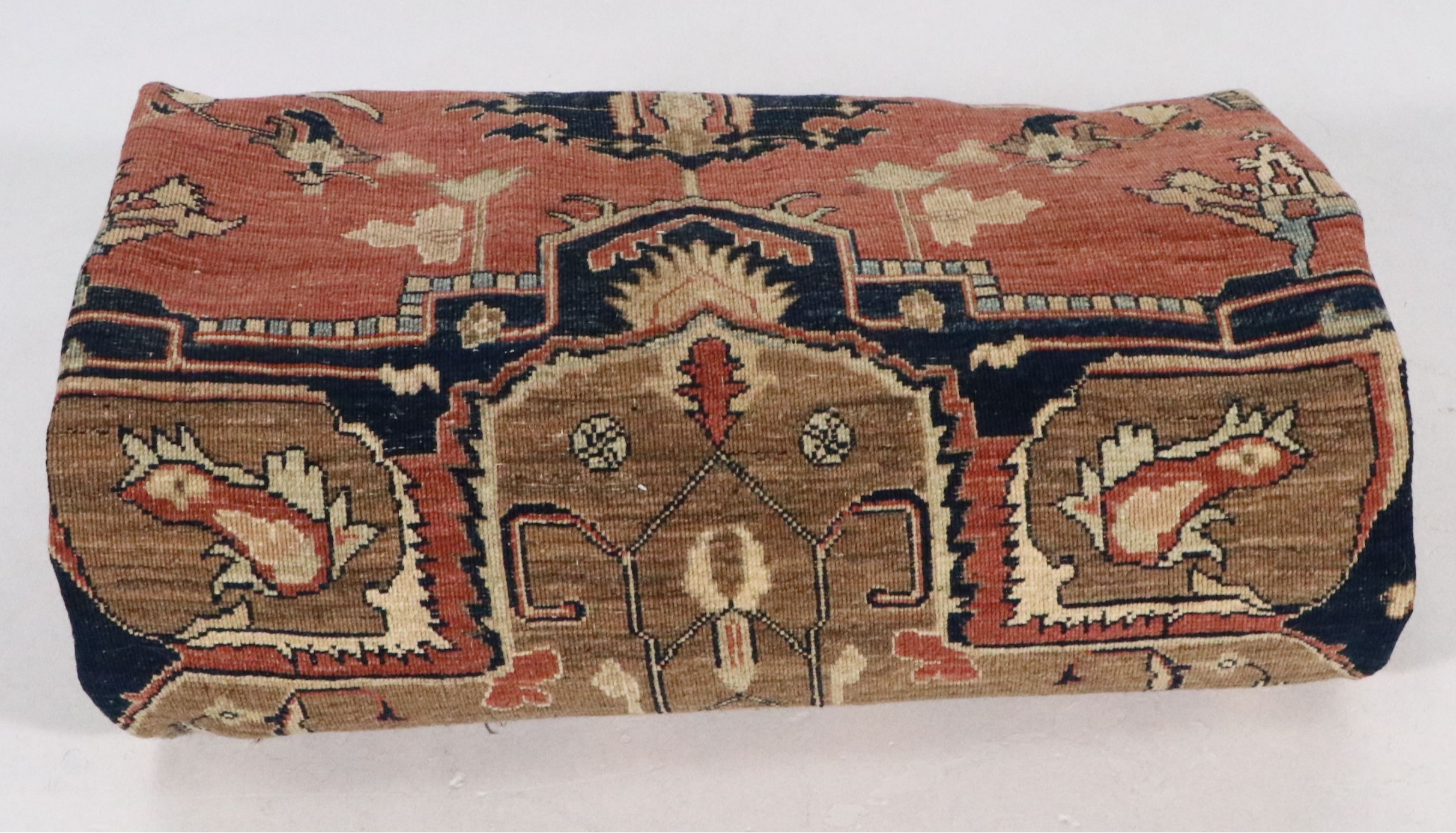 8' x 9'7 Hand-Knotted Persian Heriz Style Area Rug