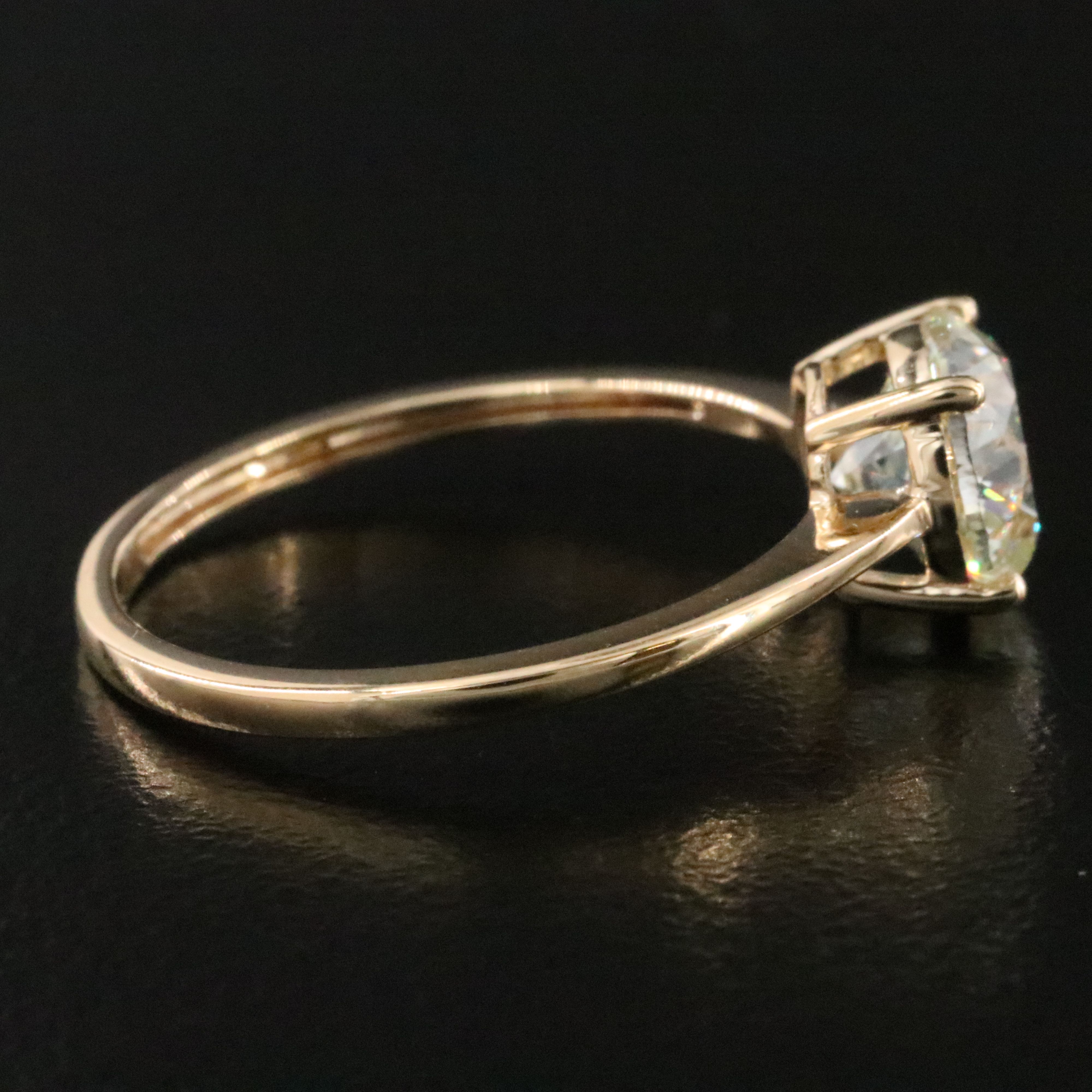 18K 1.50 CT Diamond Solitaire Ring