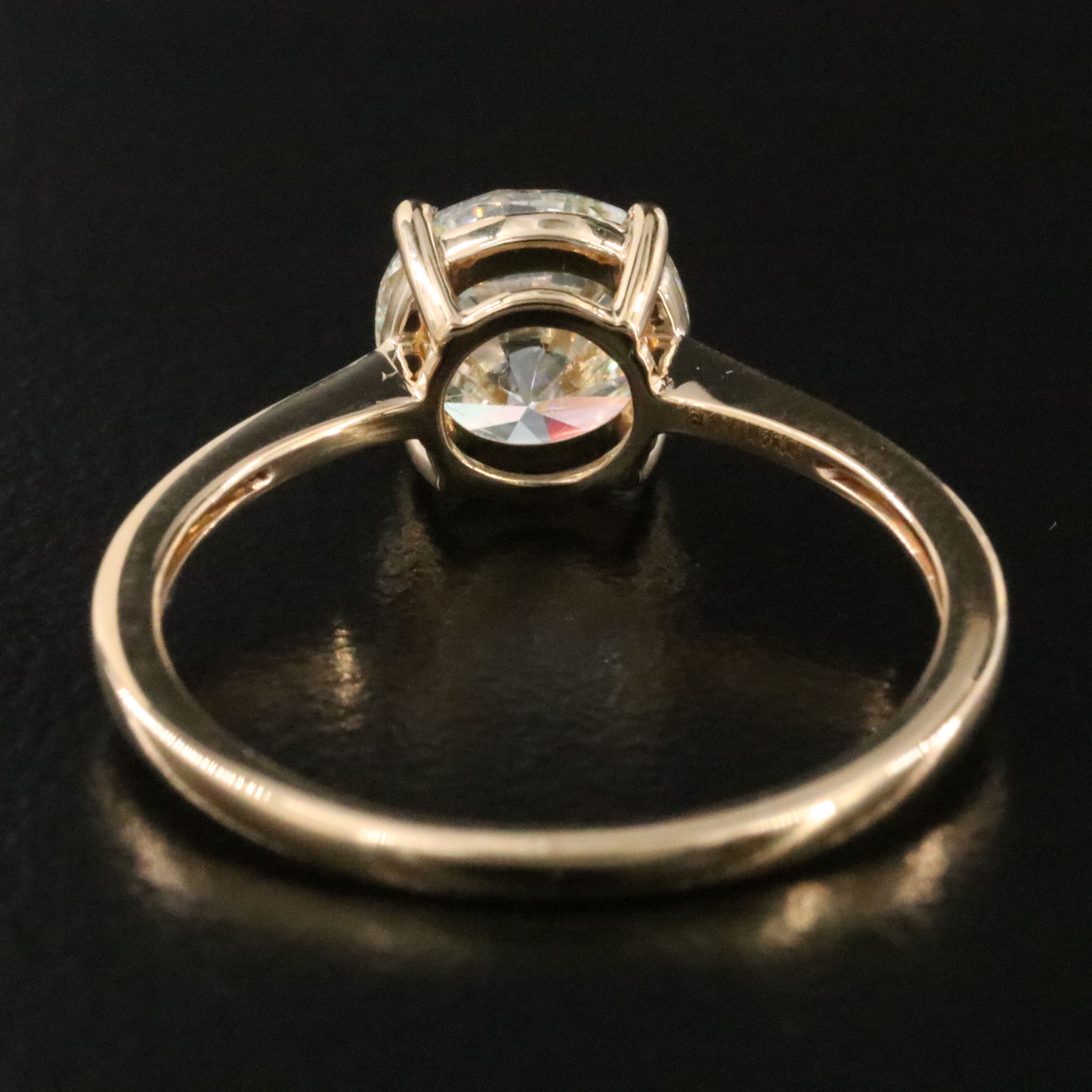 18K 1.50 CT Diamond Solitaire Ring