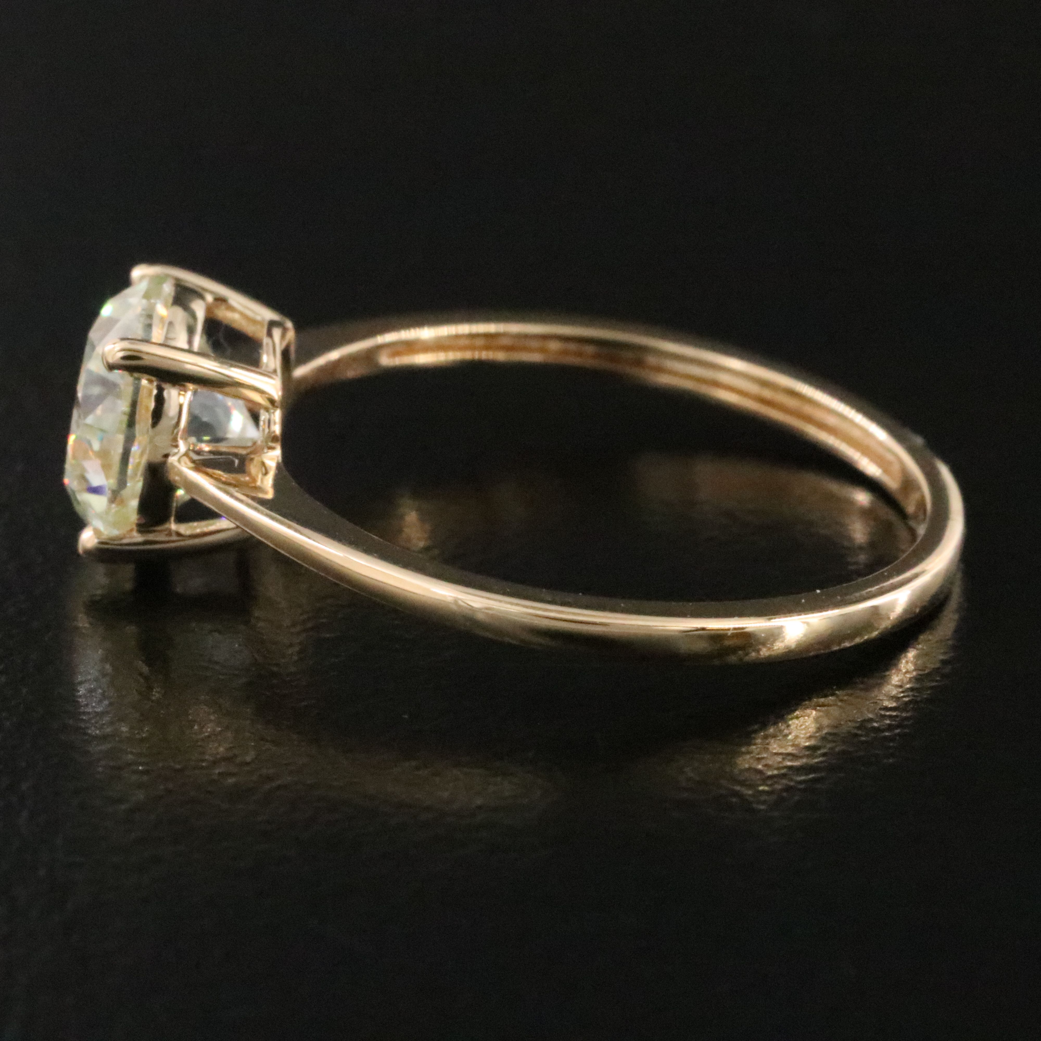 18K 1.50 CT Diamond Solitaire Ring