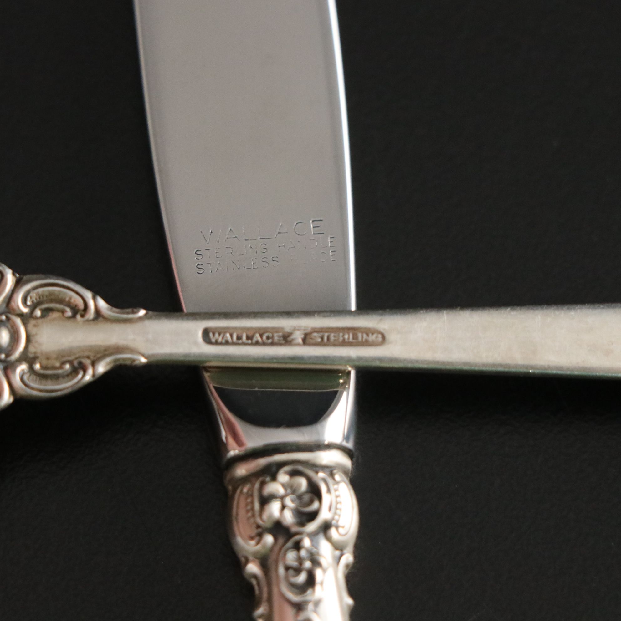 Wallace "Grand Baroque" Sterling Silver Flatware Set with Case