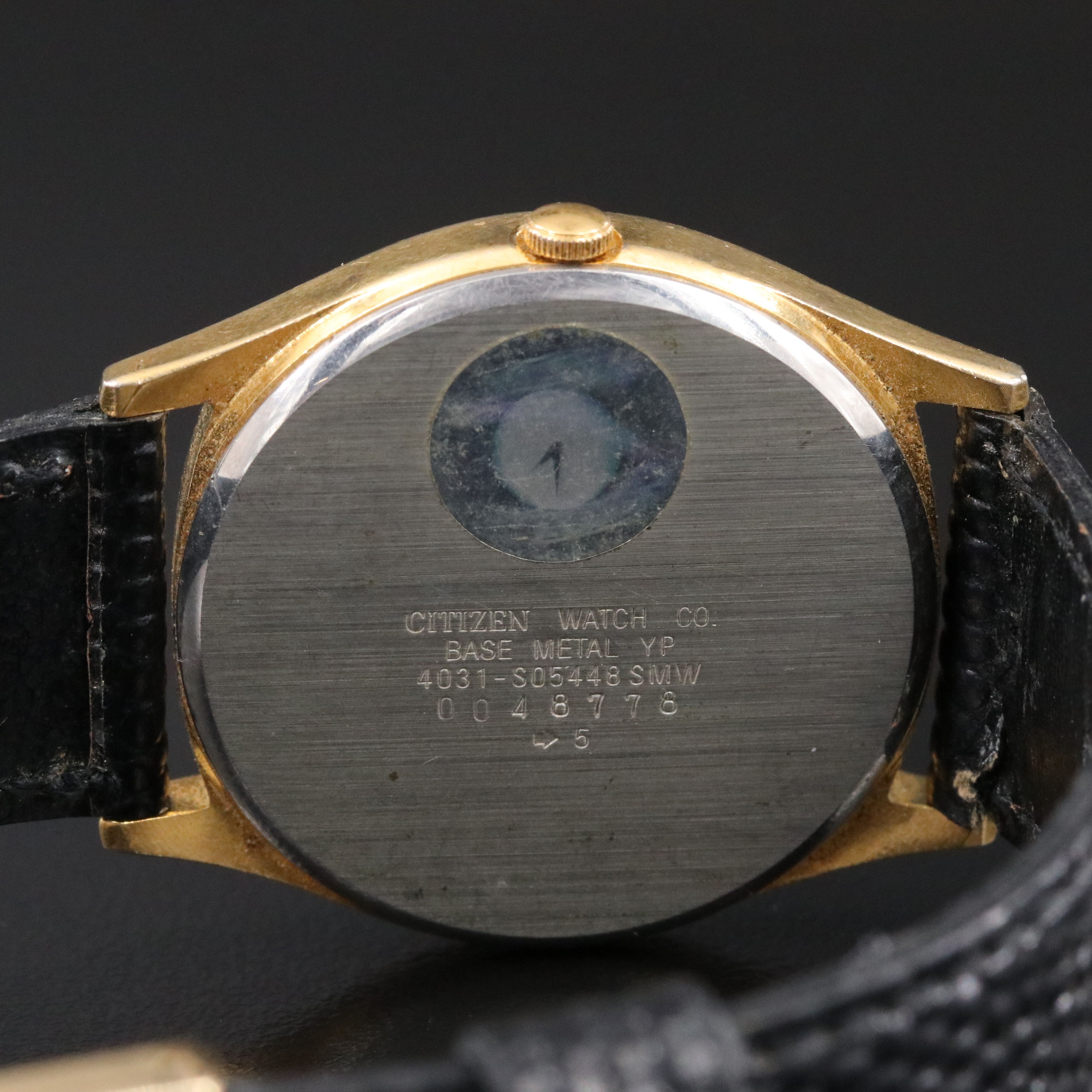 Vintage Citizen Classic White Dial Gold-Tone Quartz Watch