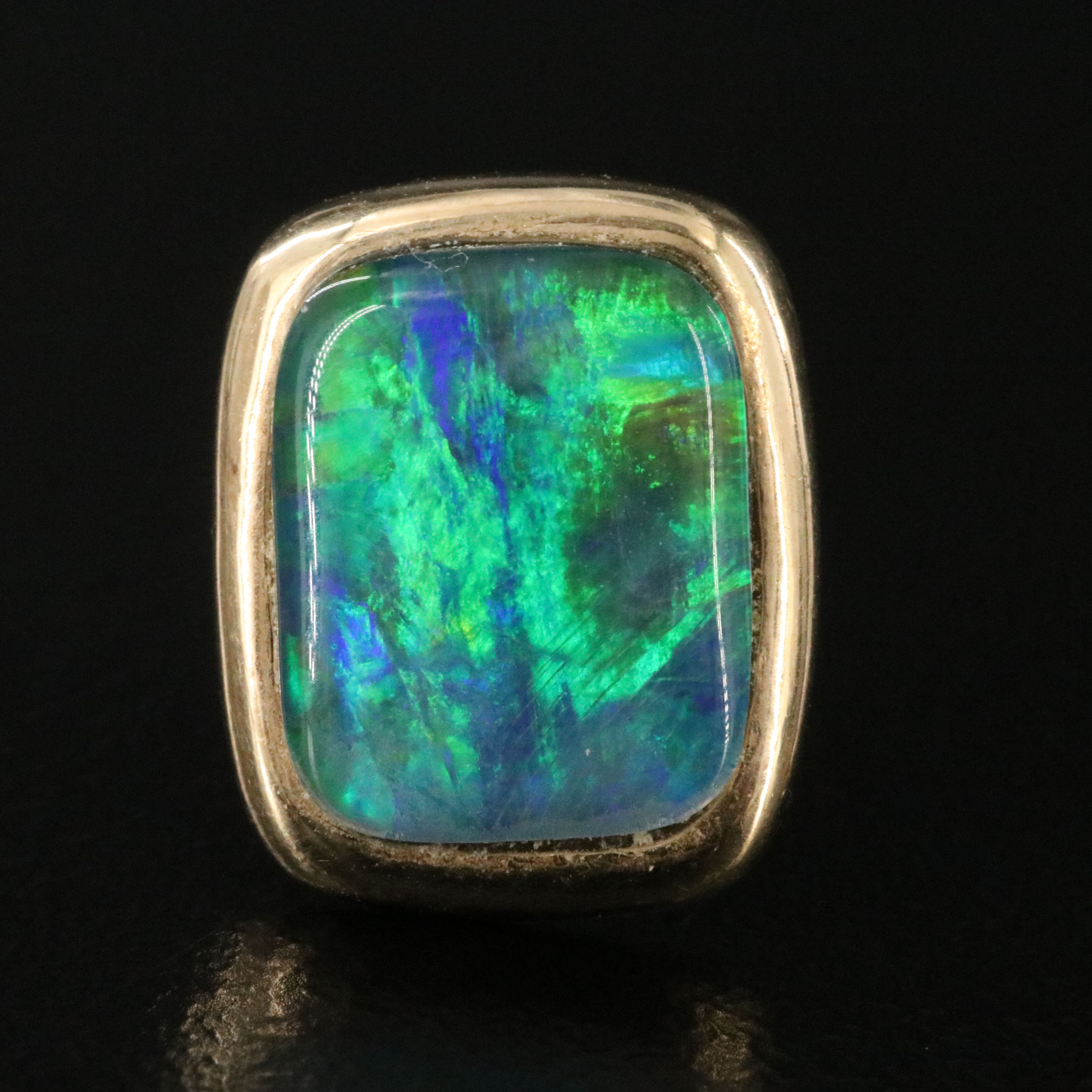 14K Opal Triplet Earrings