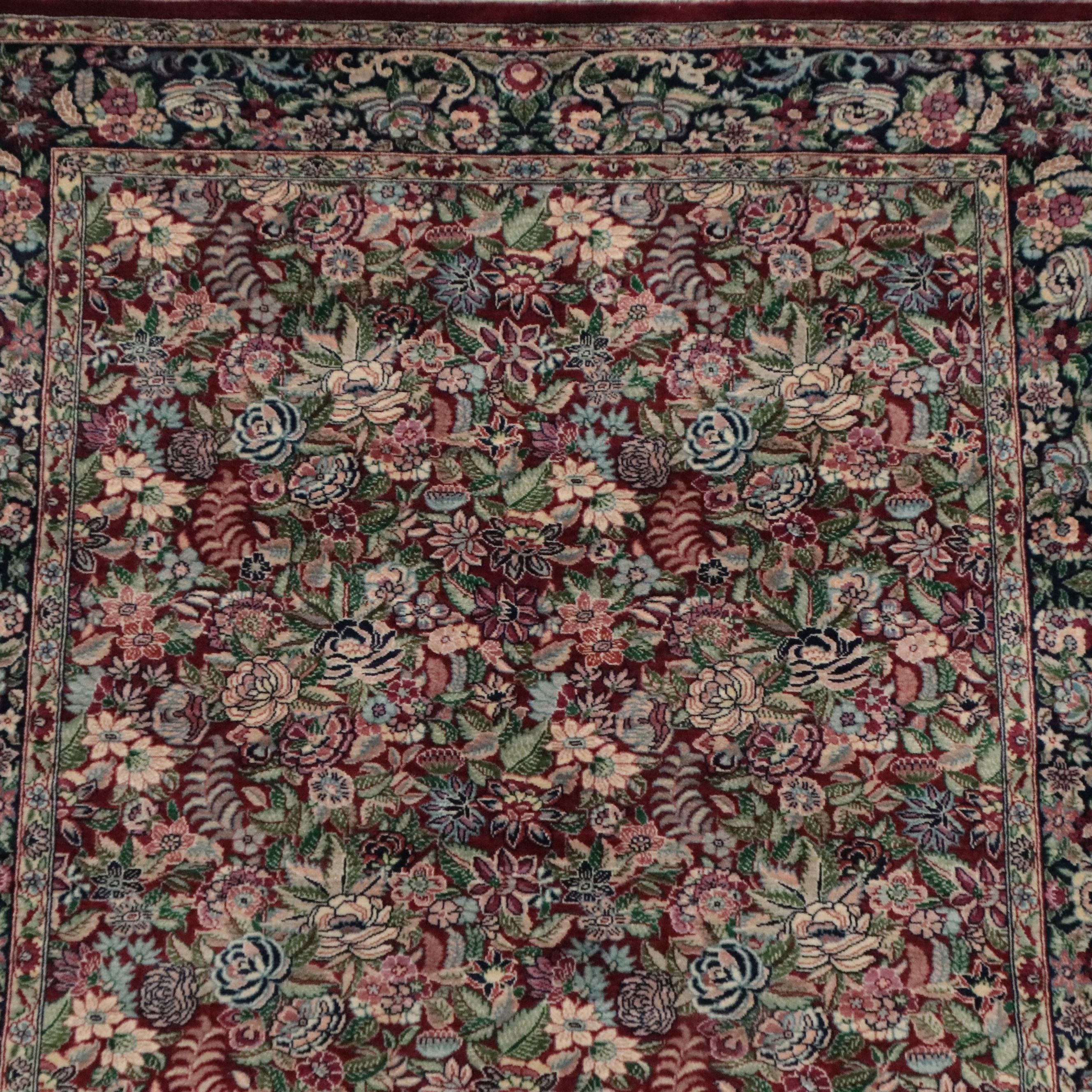 4'2 x 6'5 Hand-Knotted Pakistani Persian Tabriz Area Rug