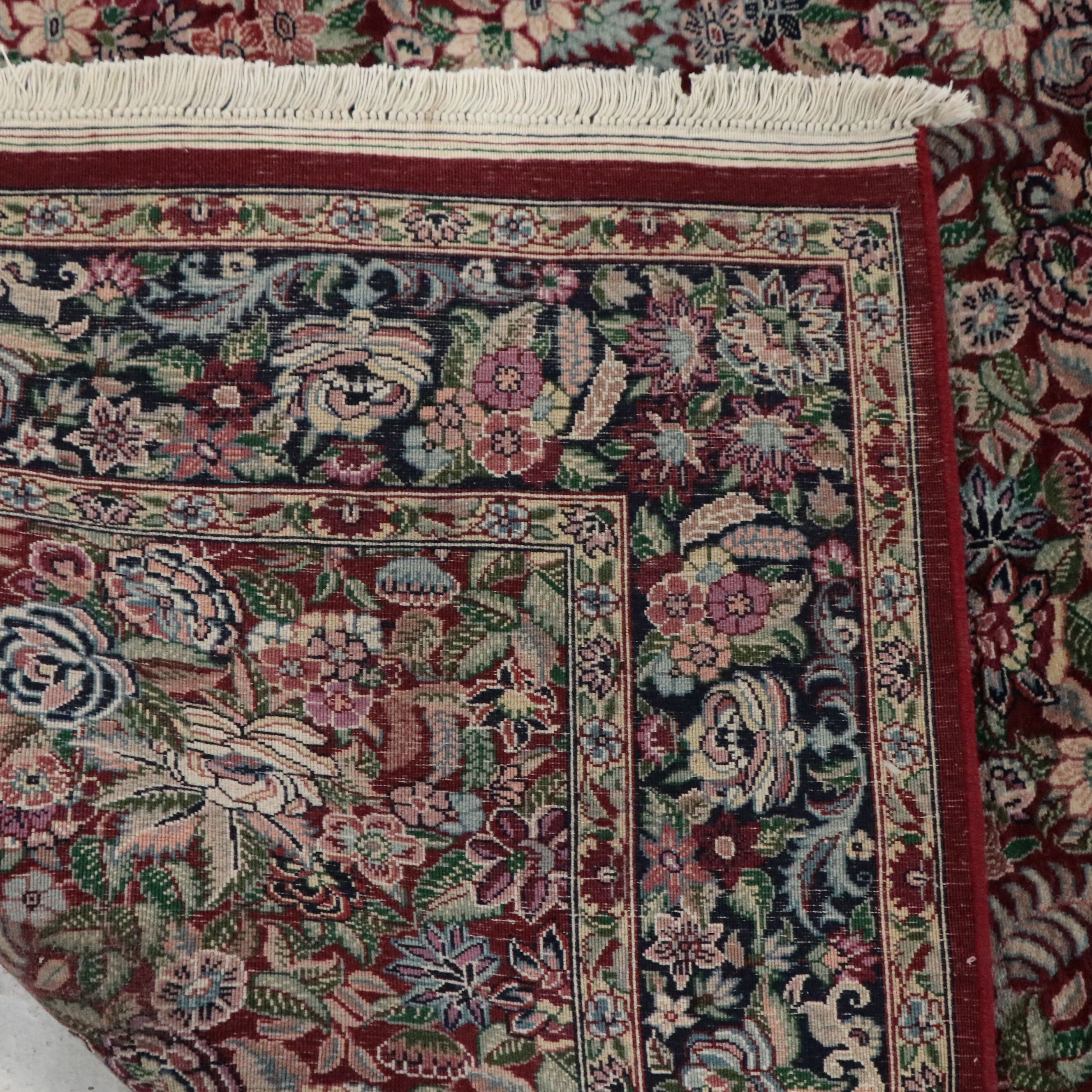 4'2 x 6'5 Hand-Knotted Pakistani Persian Tabriz Area Rug