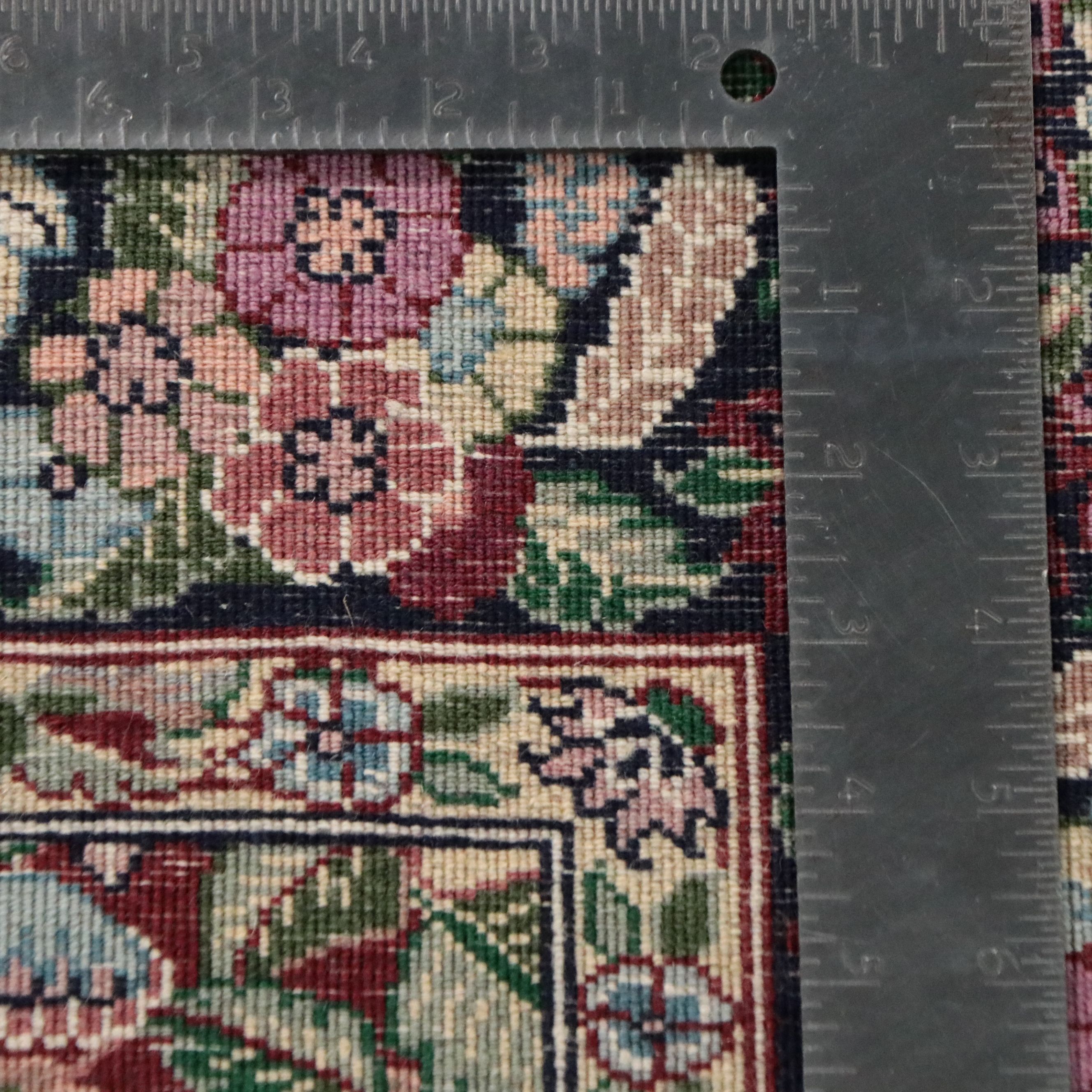 4'2 x 6'5 Hand-Knotted Pakistani Persian Tabriz Area Rug