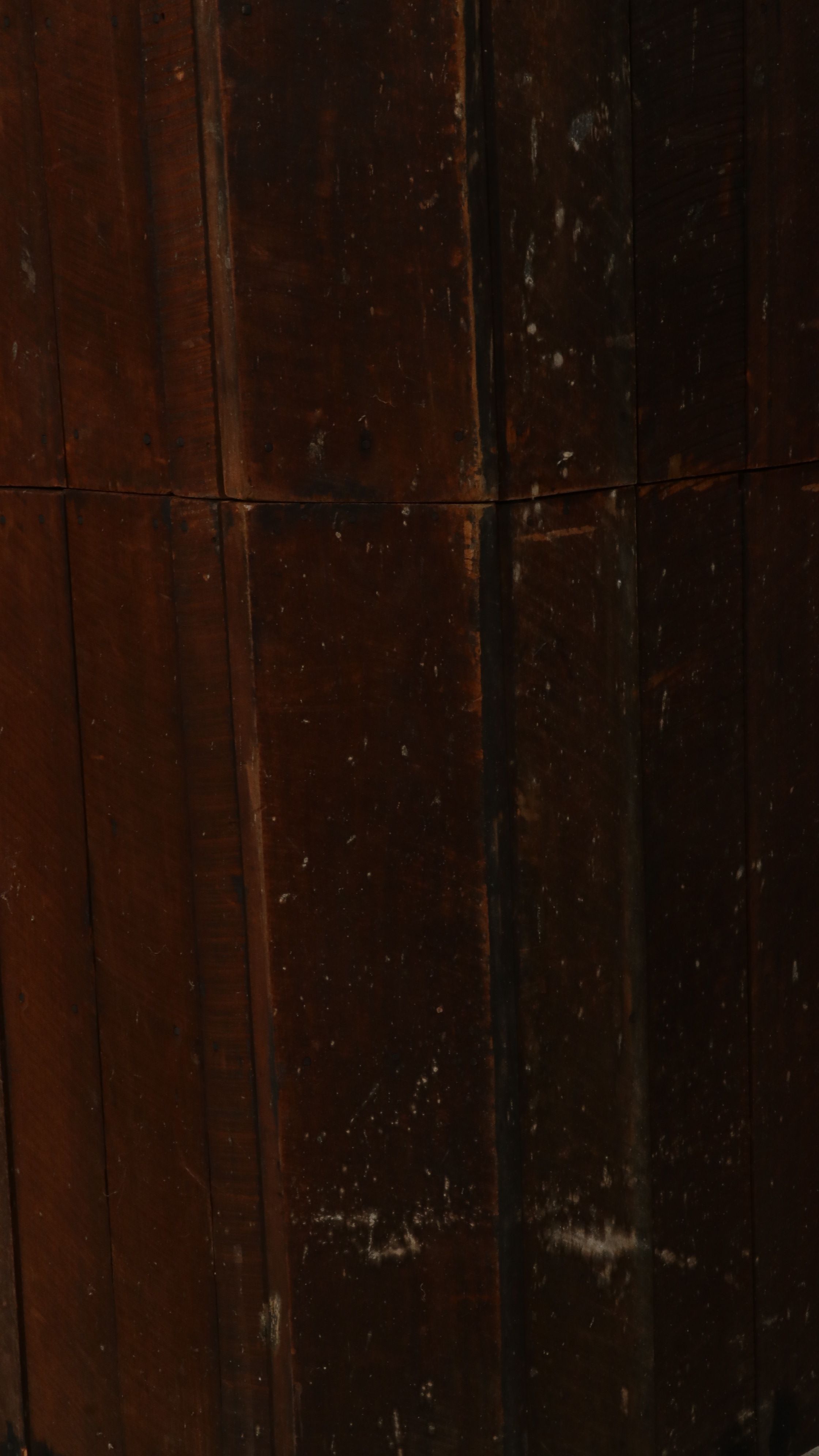 American Primitive Walnut Corner Cabinet, Mid to Late 19th Century
