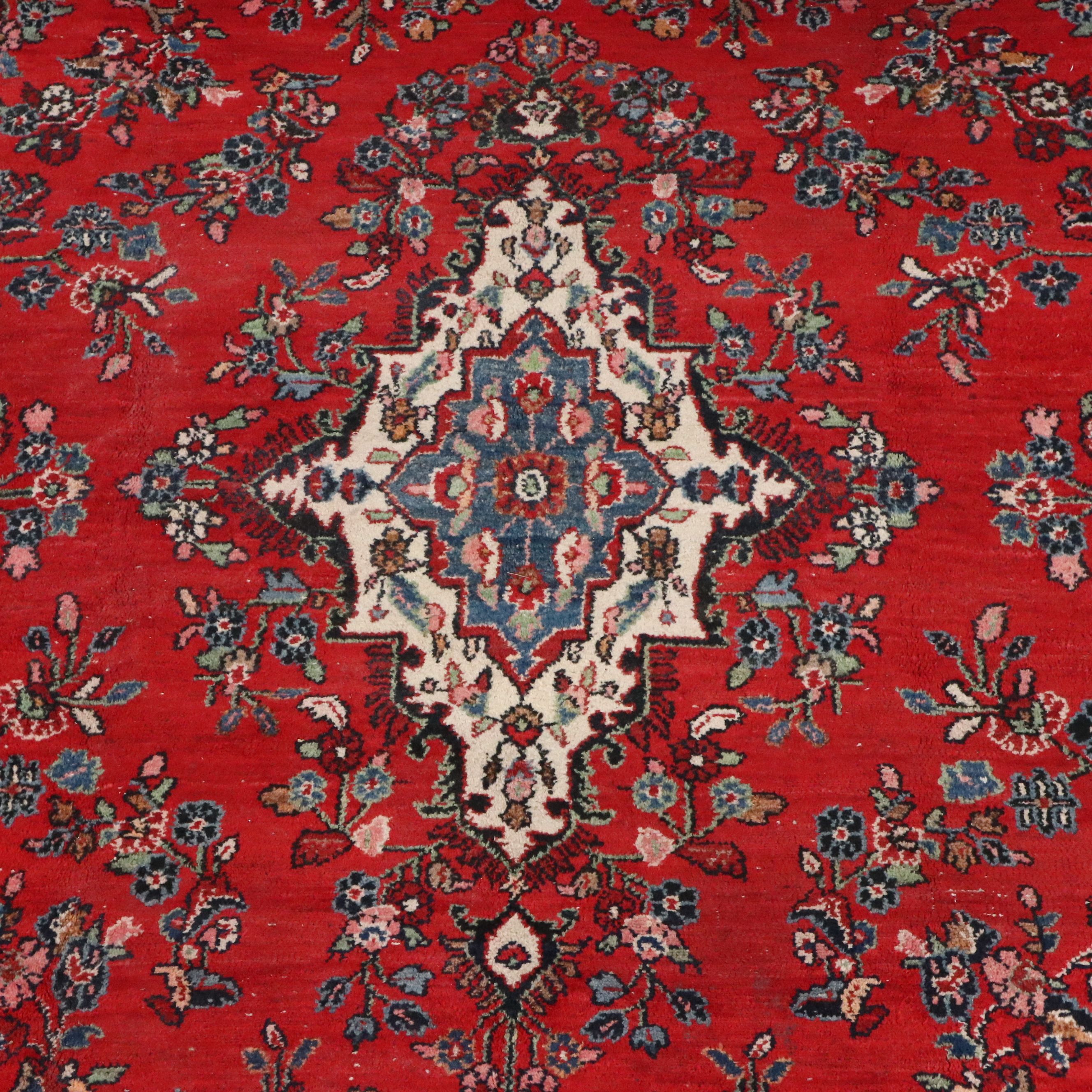 8'7 x 12'1 Hand-Knotted Persian Mehriban Room-Sized Rug