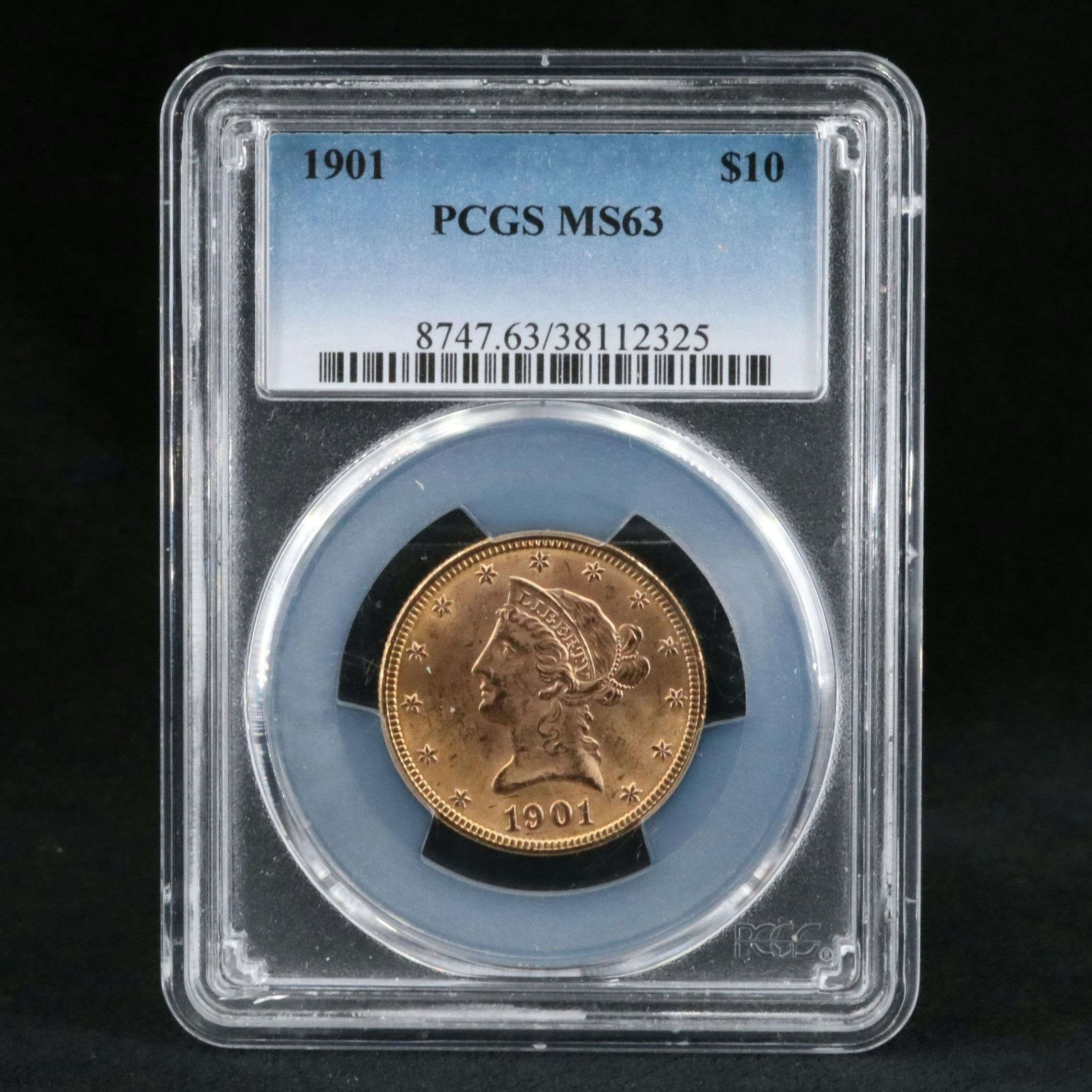 PCGS MS63 1901 Liberty Head $10 Gold Coin
