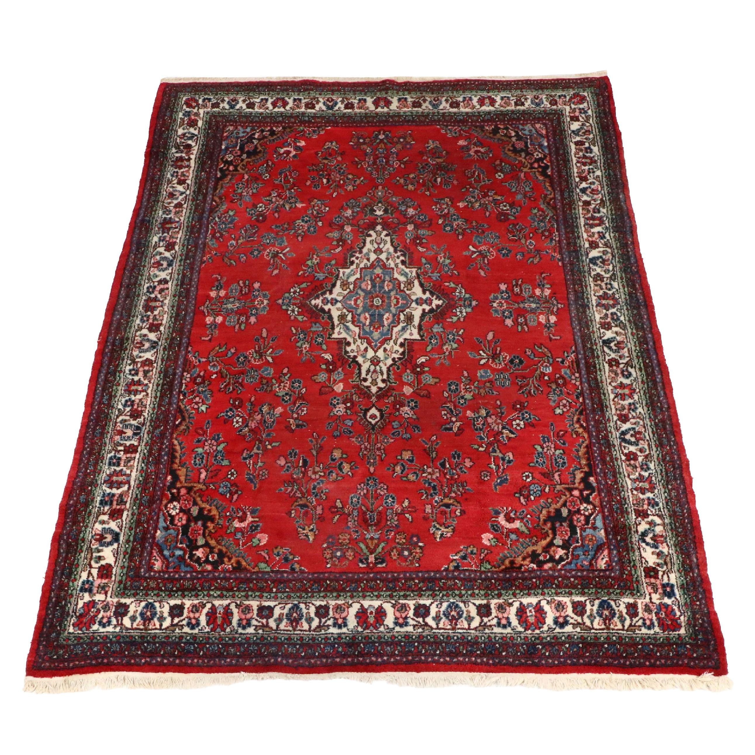 8'7 x 12'1 Hand-Knotted Persian Mehriban Room-Sized Rug