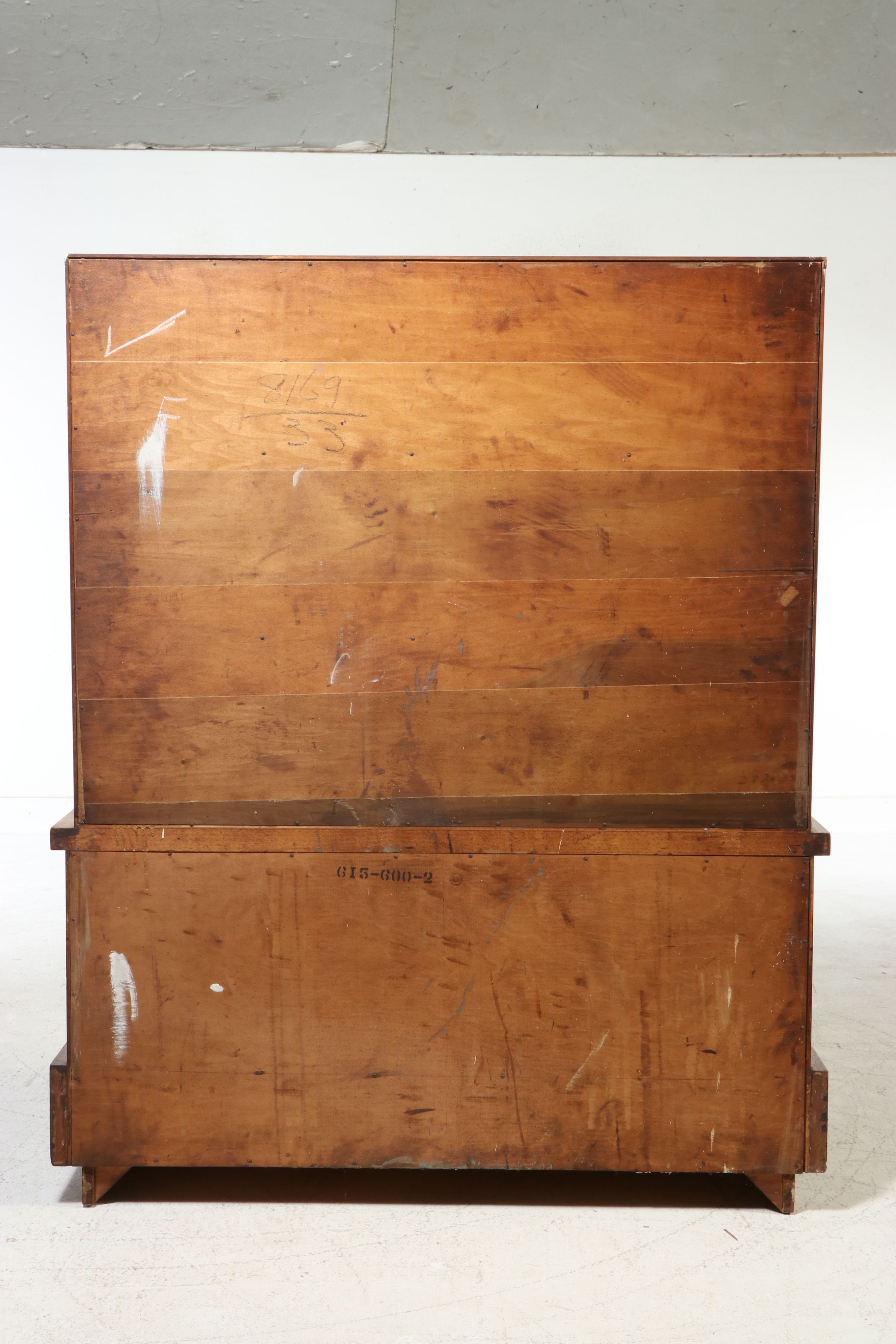 Mid Century Modern Walnut China Cabinet, Mid-20th Century