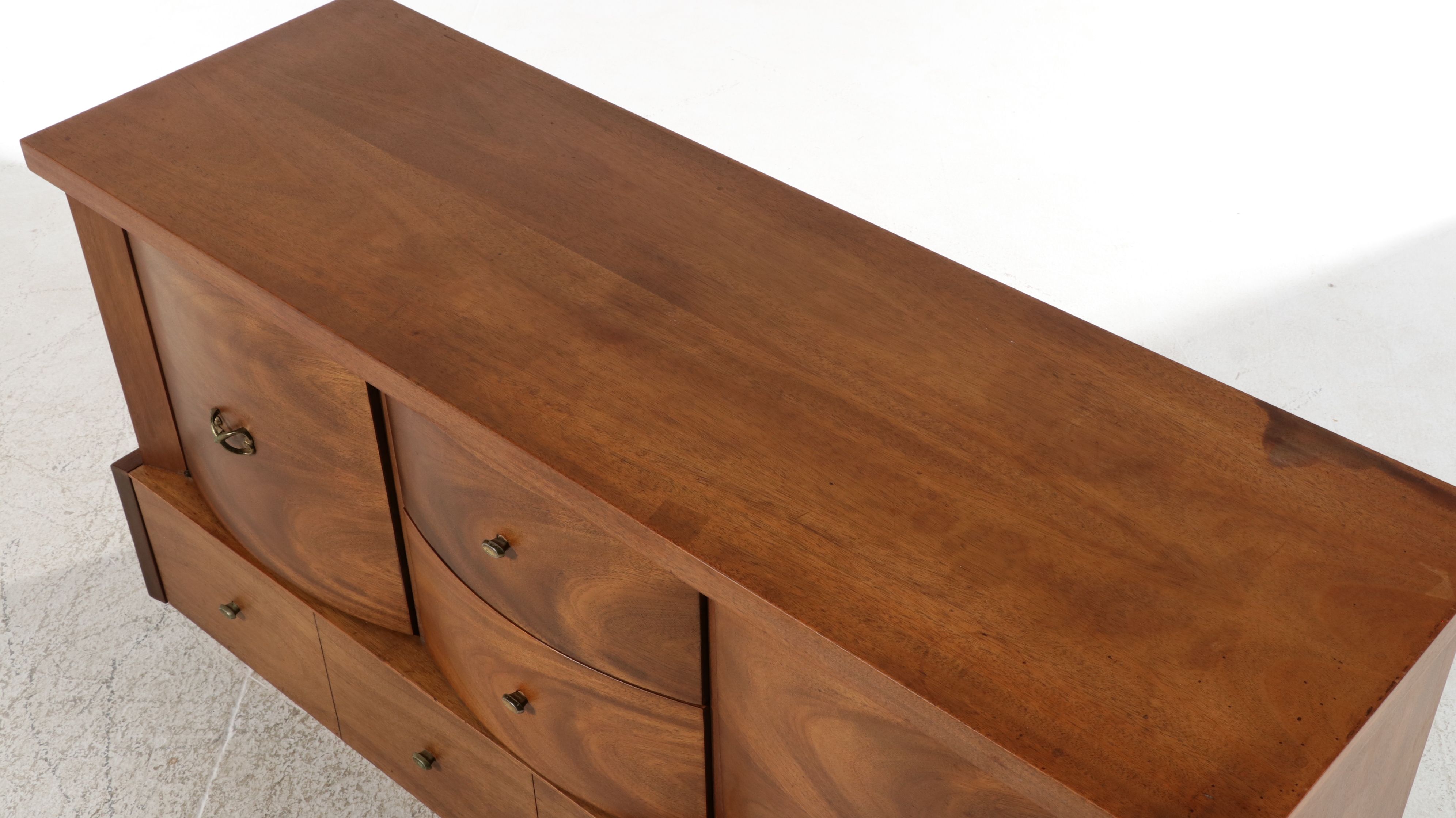 Mid Century Modern Walnut Sideboard, Mid-20th Century