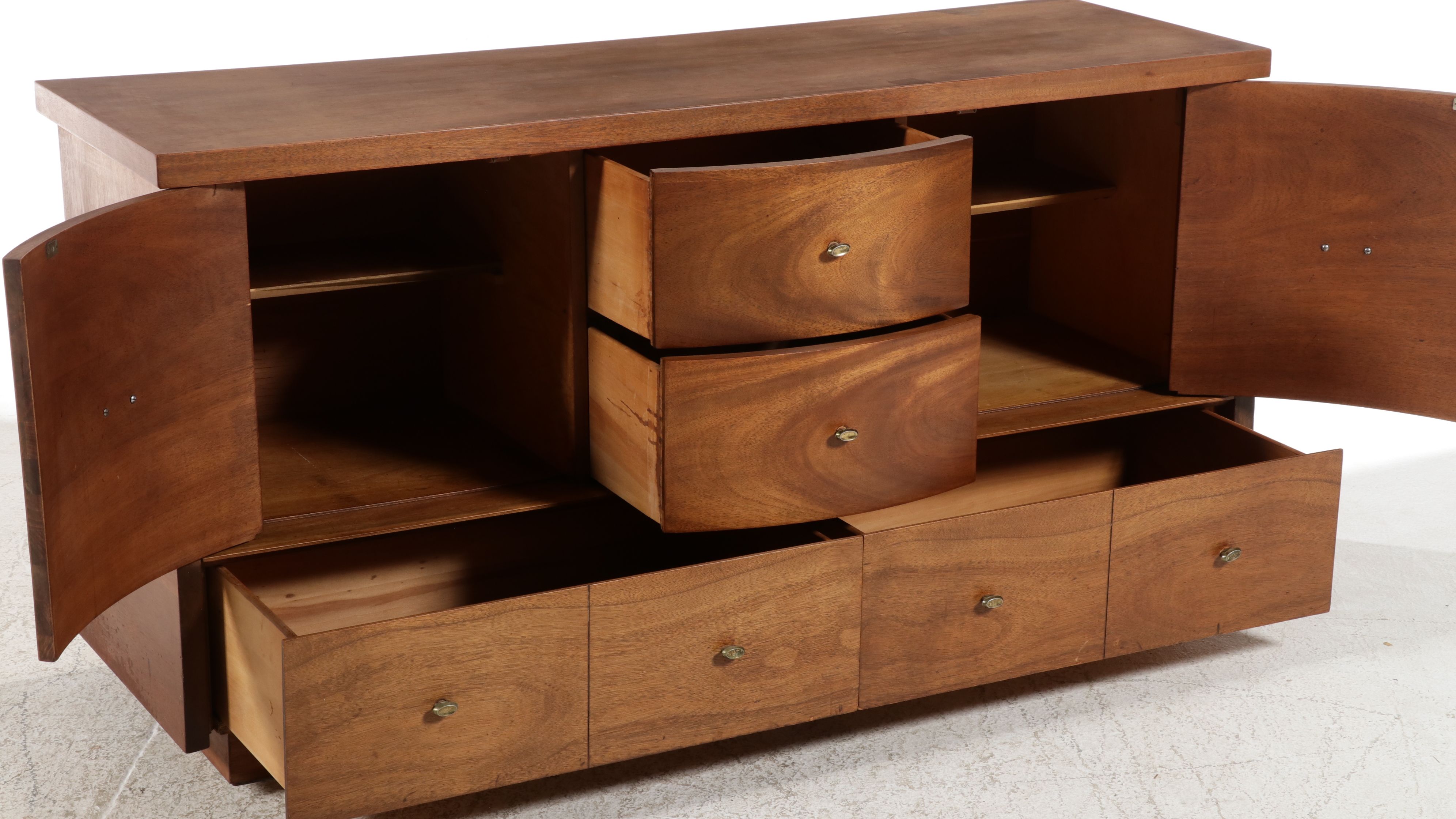 Mid Century Modern Walnut Sideboard, Mid-20th Century