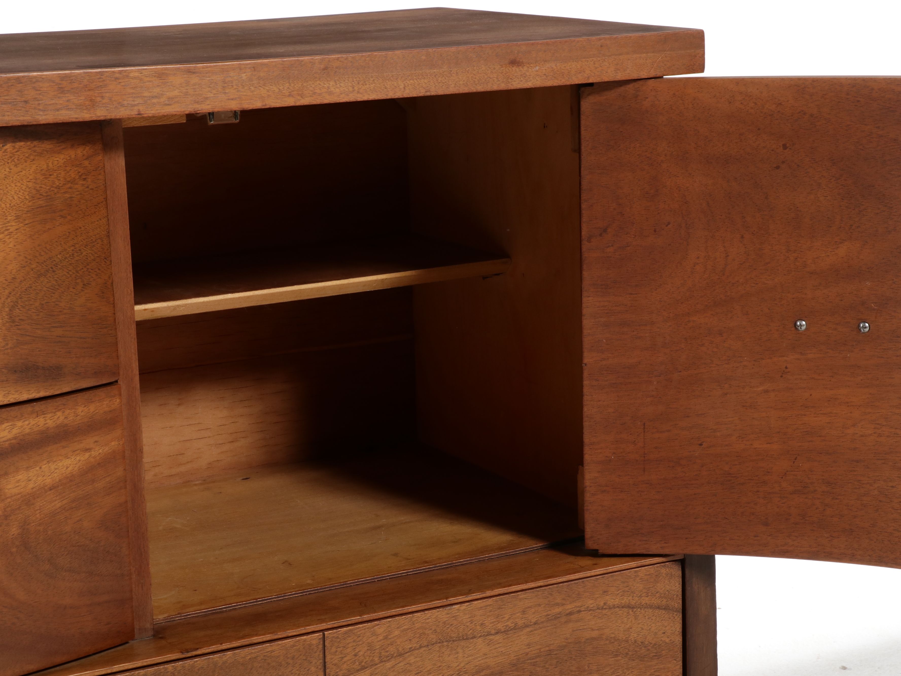 Mid Century Modern Walnut Sideboard, Mid-20th Century