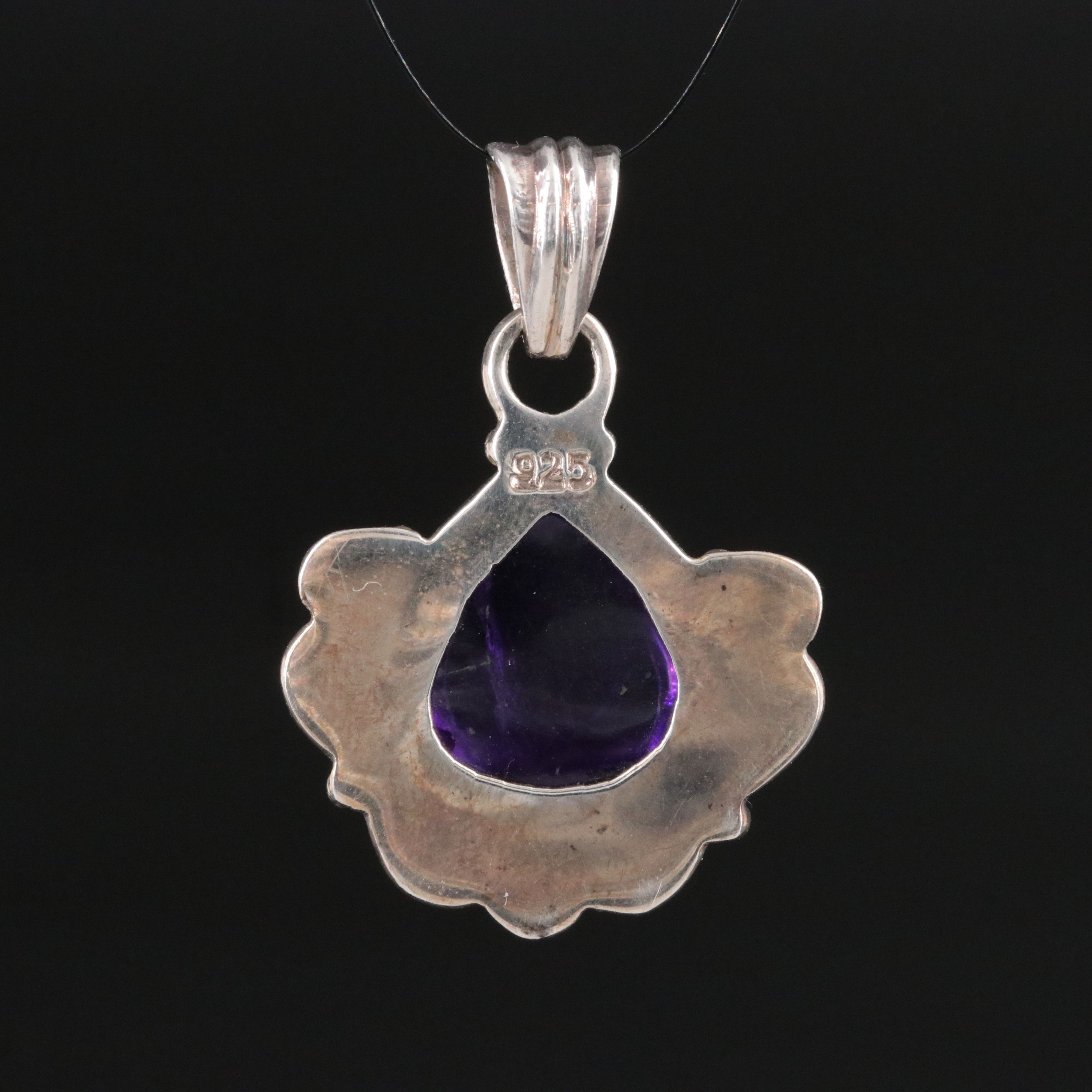 Sterling Amethyst Pendant
