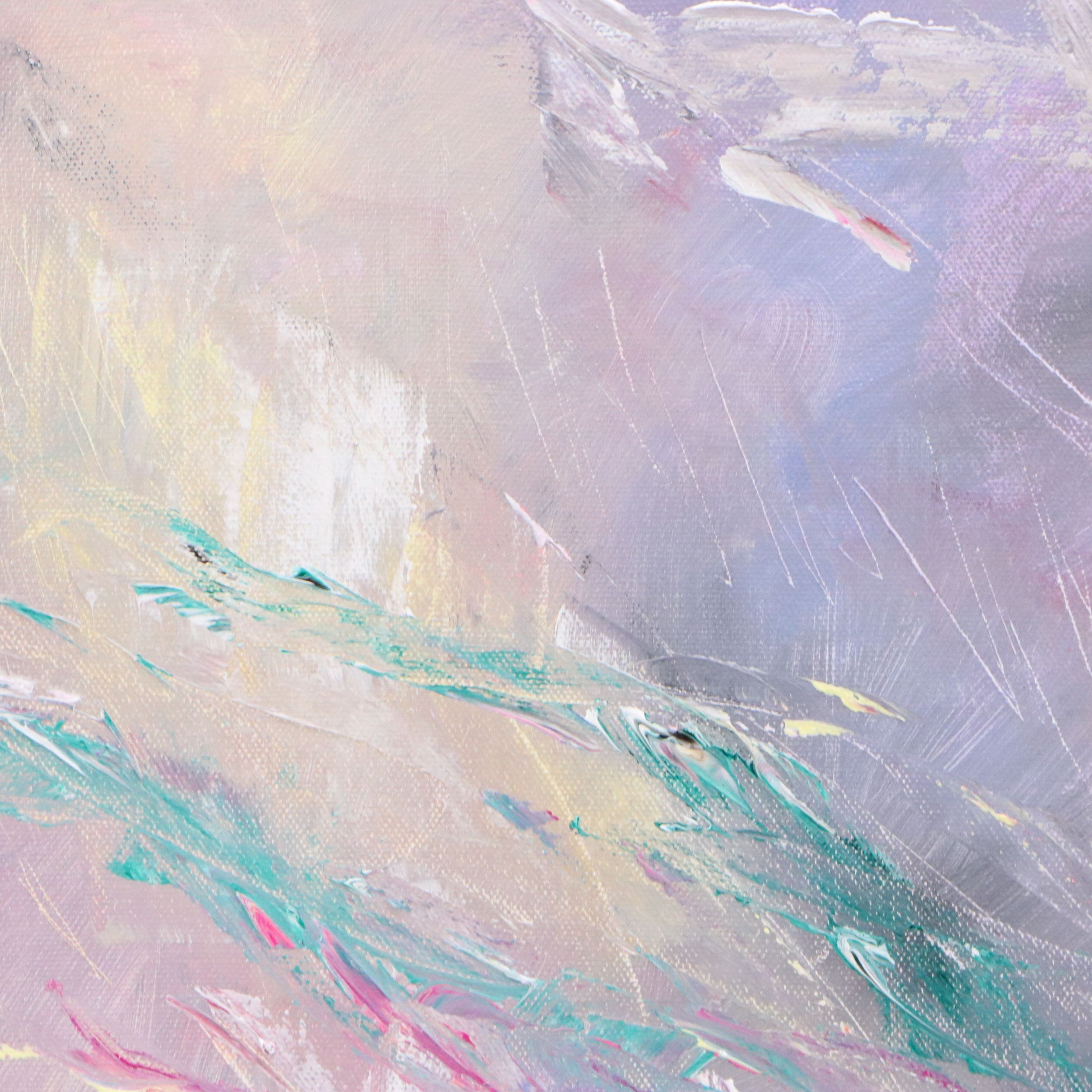 Saul Gefen Abstract Acrylic Painting, 2026