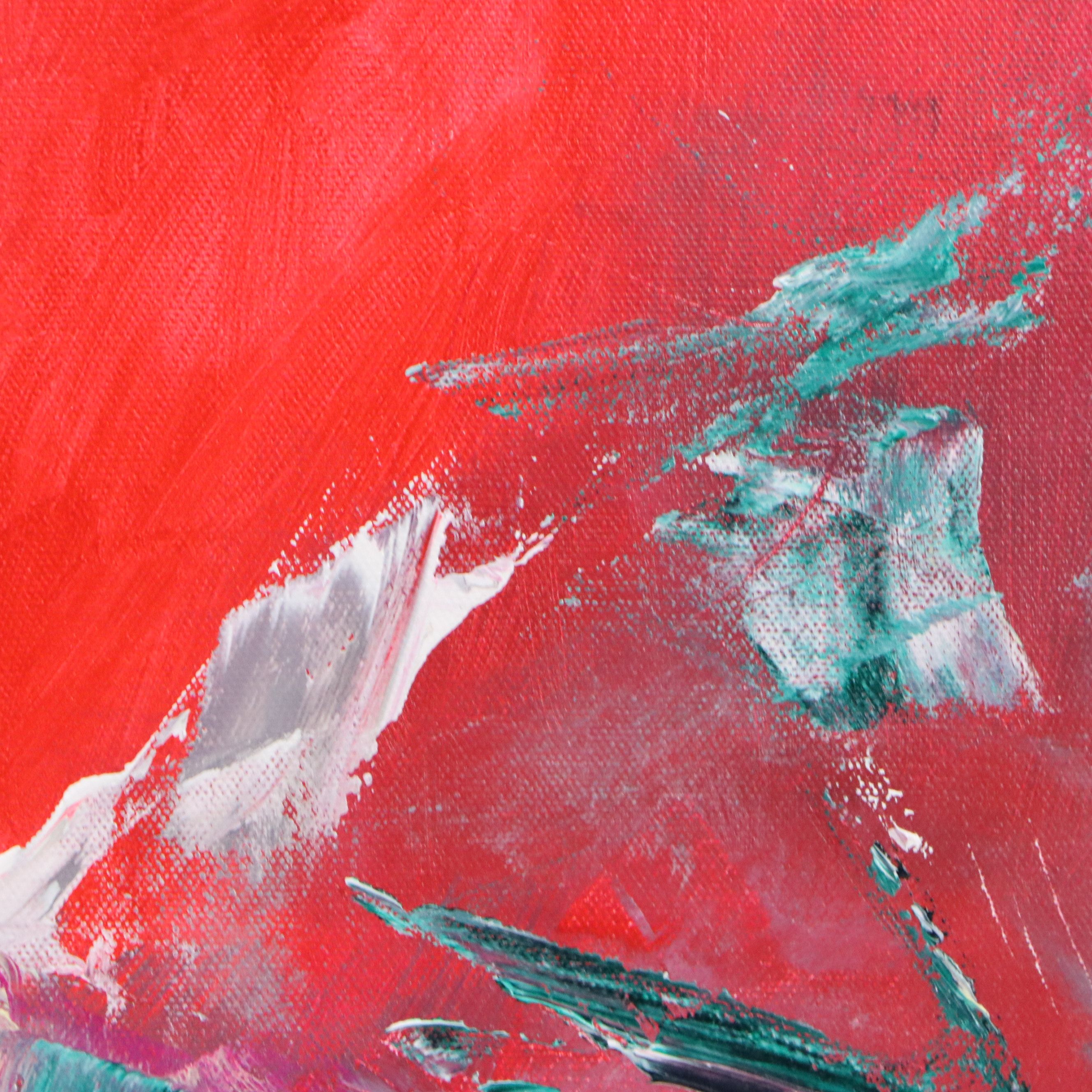 Saul Gefen Abstract Acrylic Painting, 2026